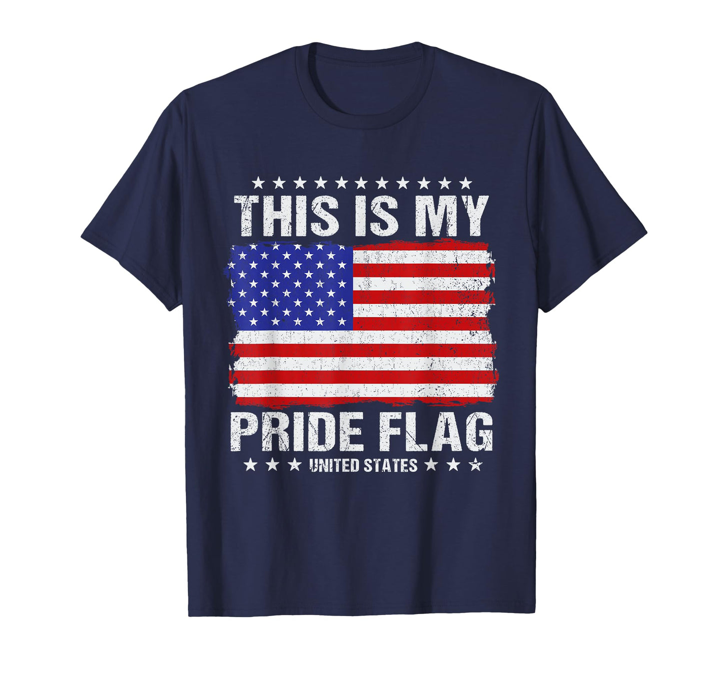 This Is My Pride Flag USA American 4th Of July Patriotic T-Shirt