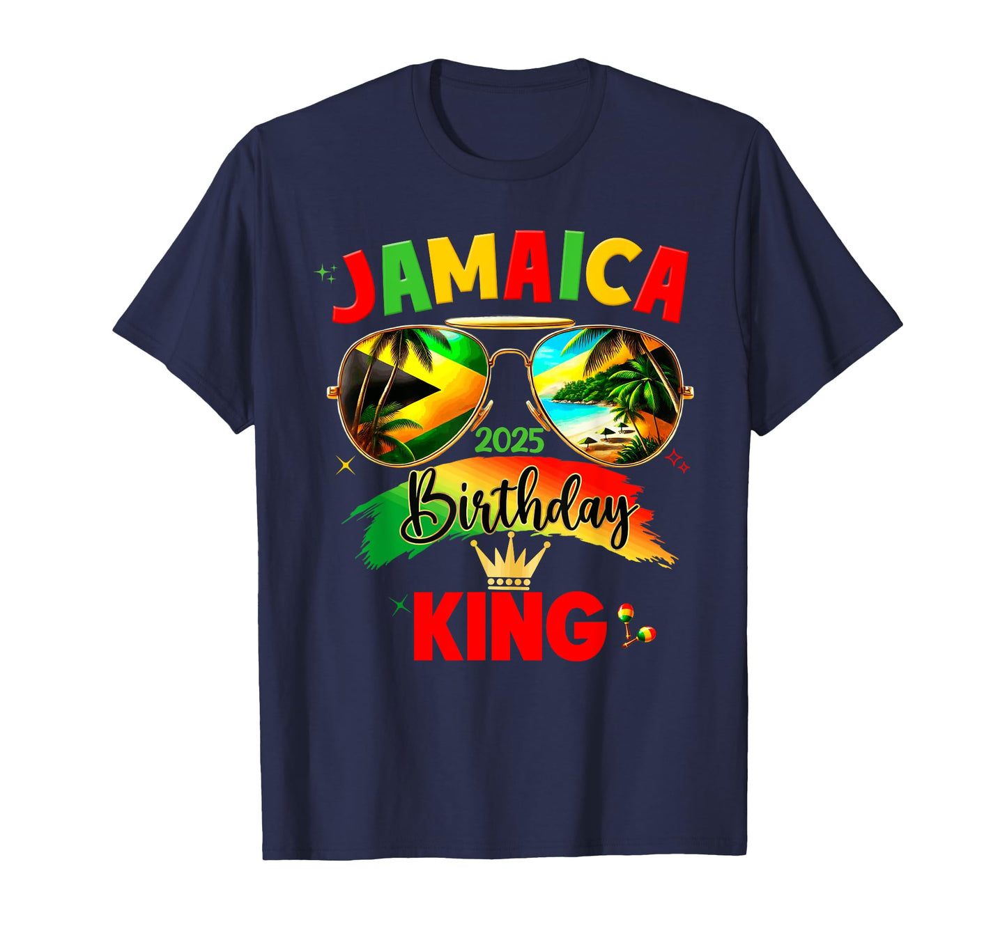 Birthday King 50th Jamaica 2025 T-Shirt