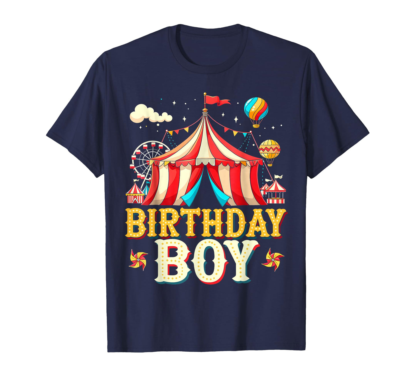 Funny Birthday Boy Carnival Party Family Matching Bday Kids T-Shirt