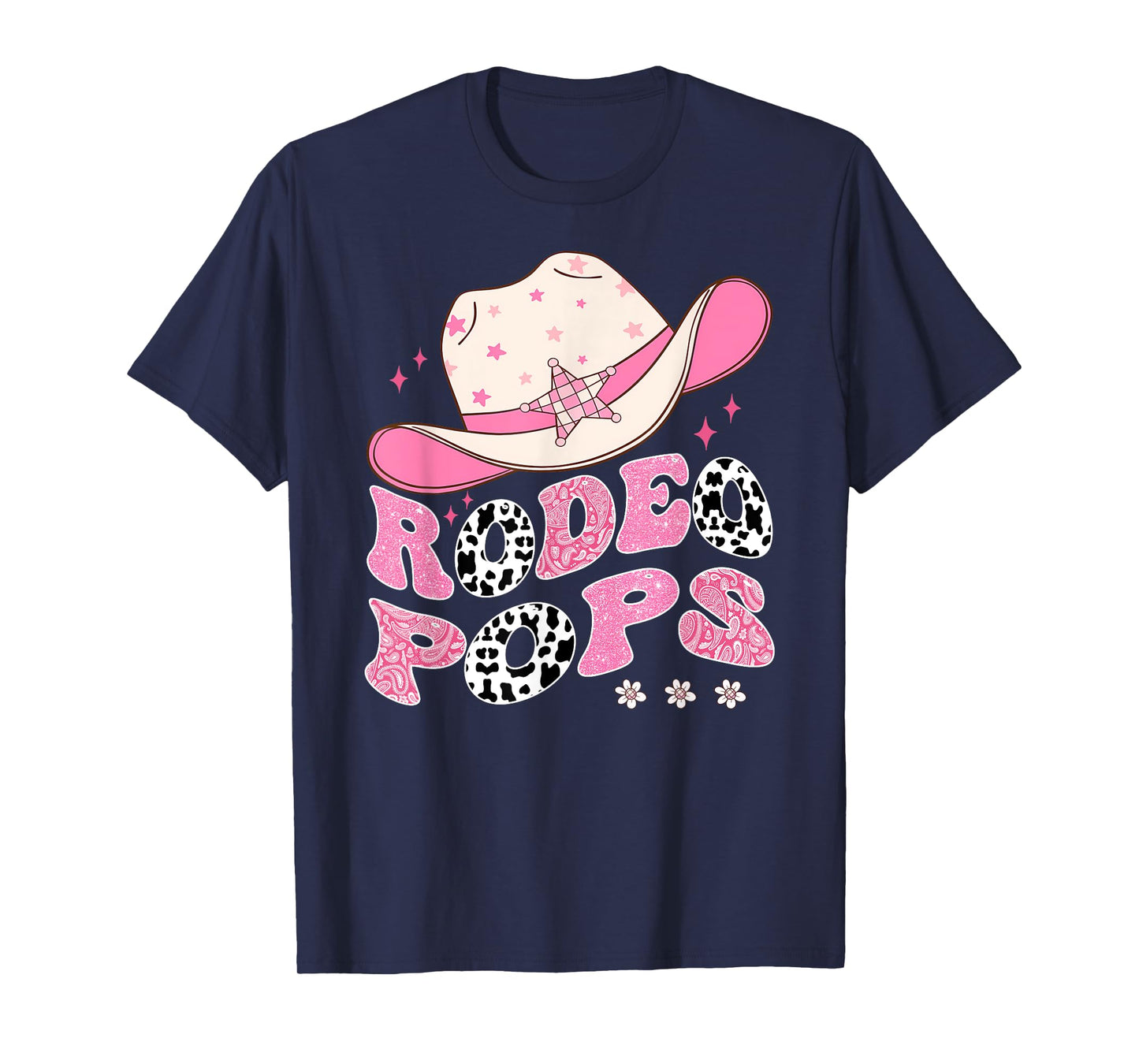 Rodeo Pops Pink CowGirl 1St Birthday Family Matching T-Shirt