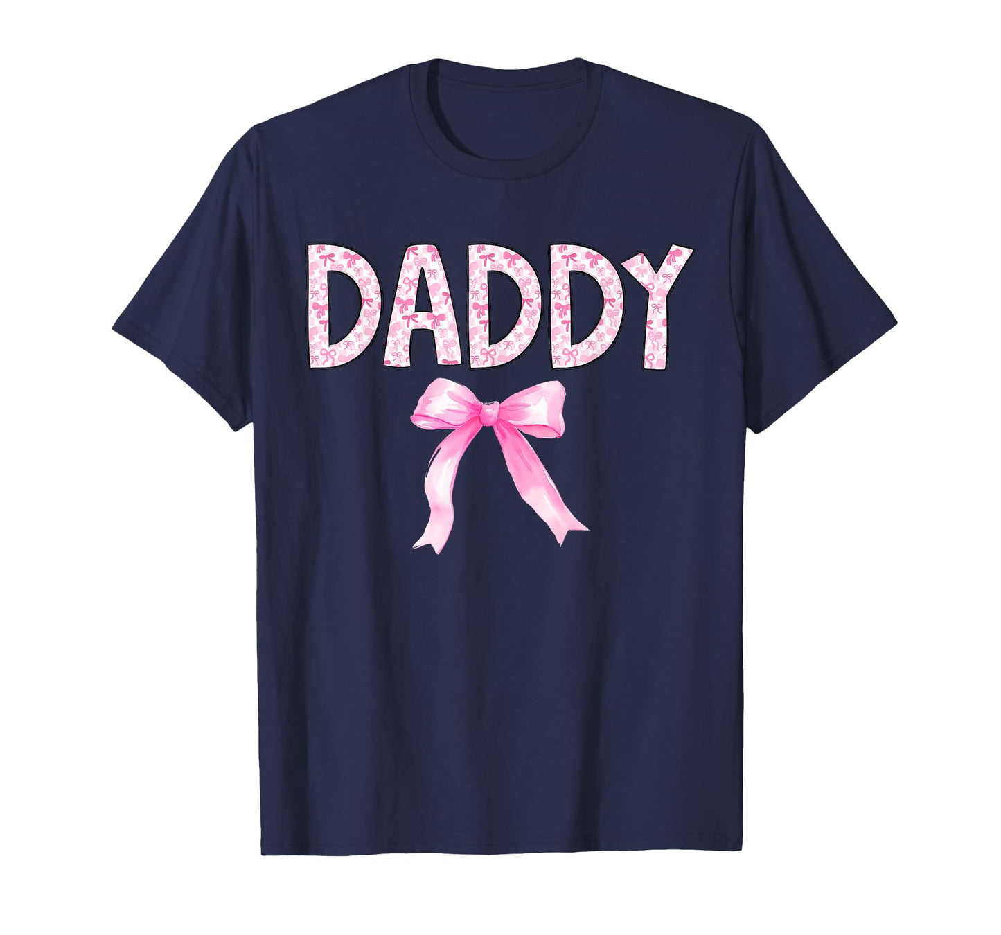 Daddy Birthday Squad Matching Coquette Bow Family Party T-Shirt