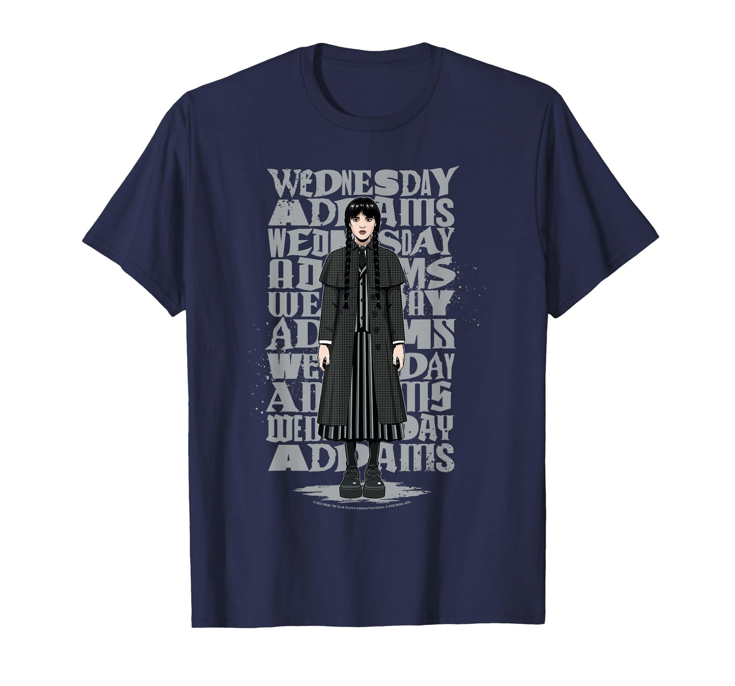 Wednesday Season 2 Wednesday Addams Full Body Portrait T-Shirt
