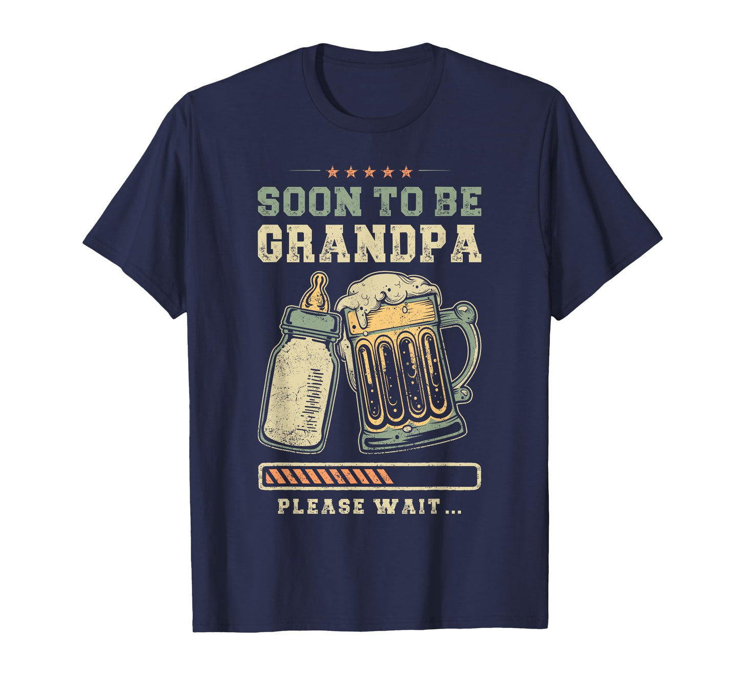 Soon To Be Grandpa, Baby Announcement, Expecting Grandfather T-Shirt
