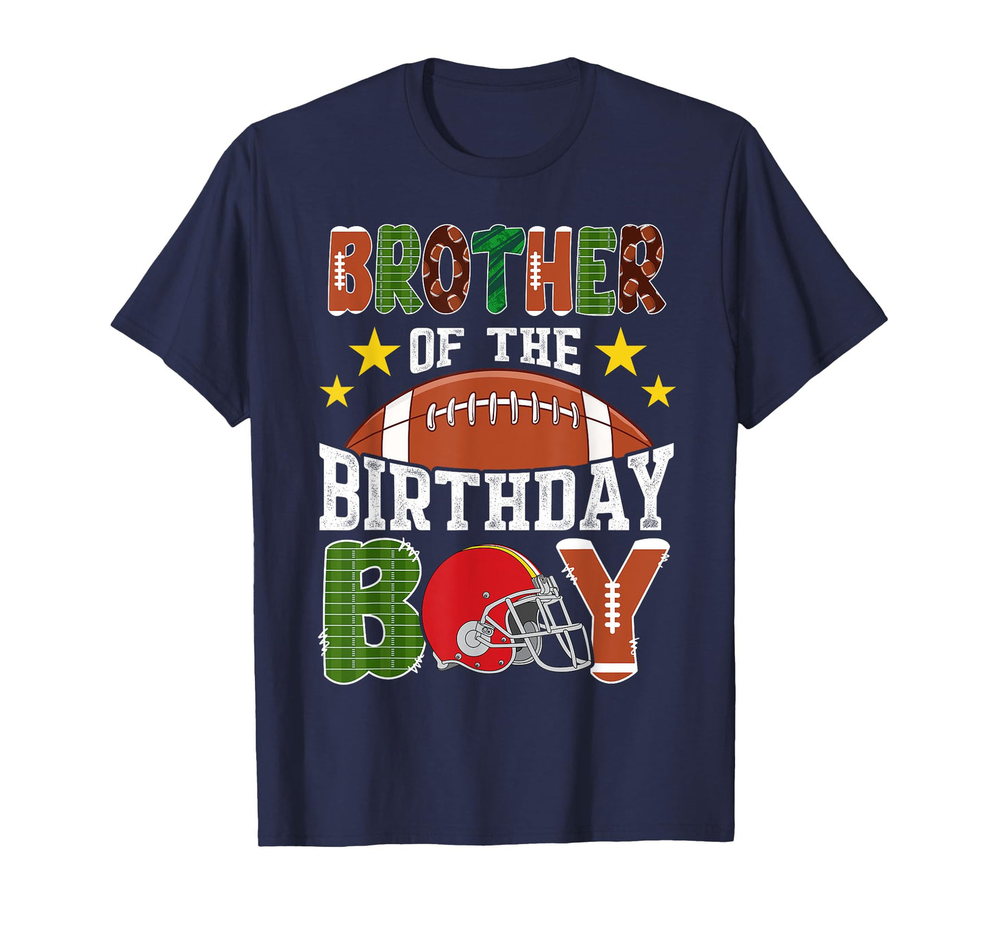 Football Brother Of The Birthday Boy Family Matching T-Shirt