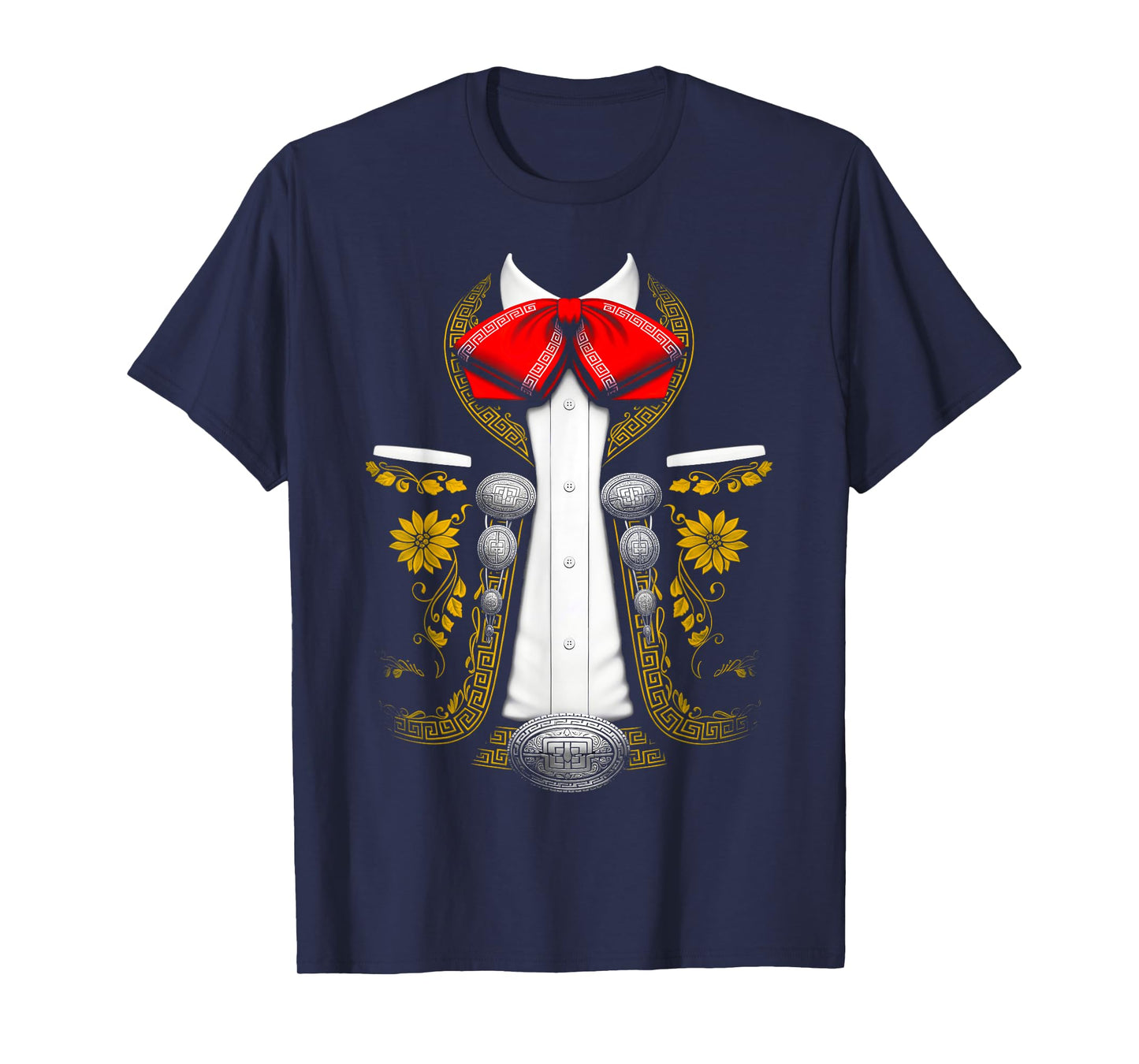 Mexican Mariachi Costume Funny Mexican Charro T-Shirt