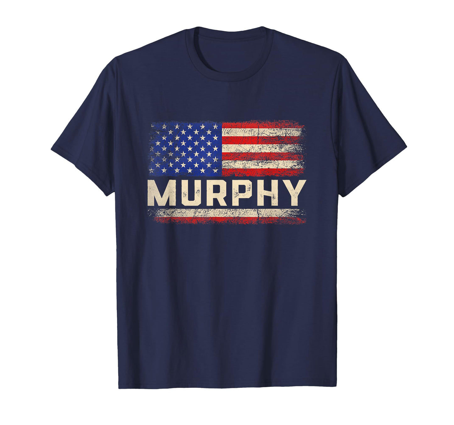 Murphy Last Name Shirt Murphy Name American Flag T-Shirt for Women Kids Men