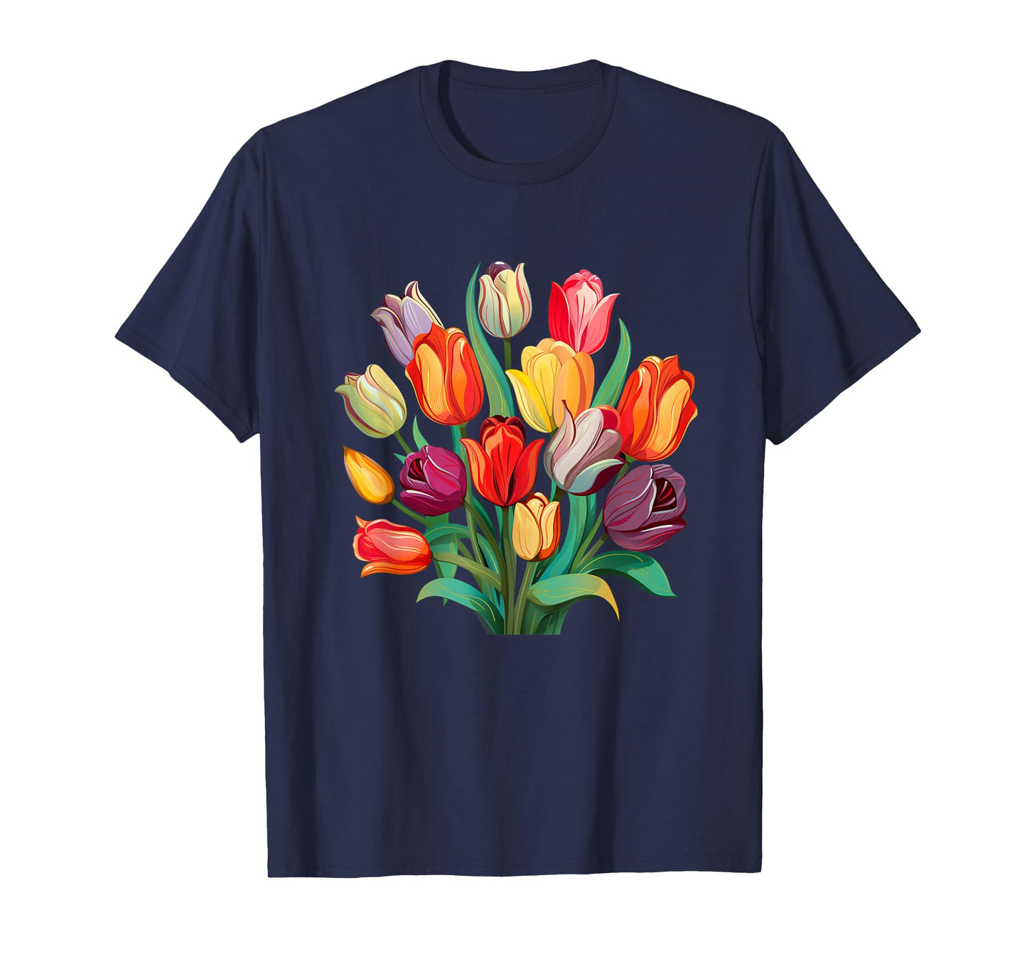 Nice tulip bouquet for flowers and plants lovers T-Shirt