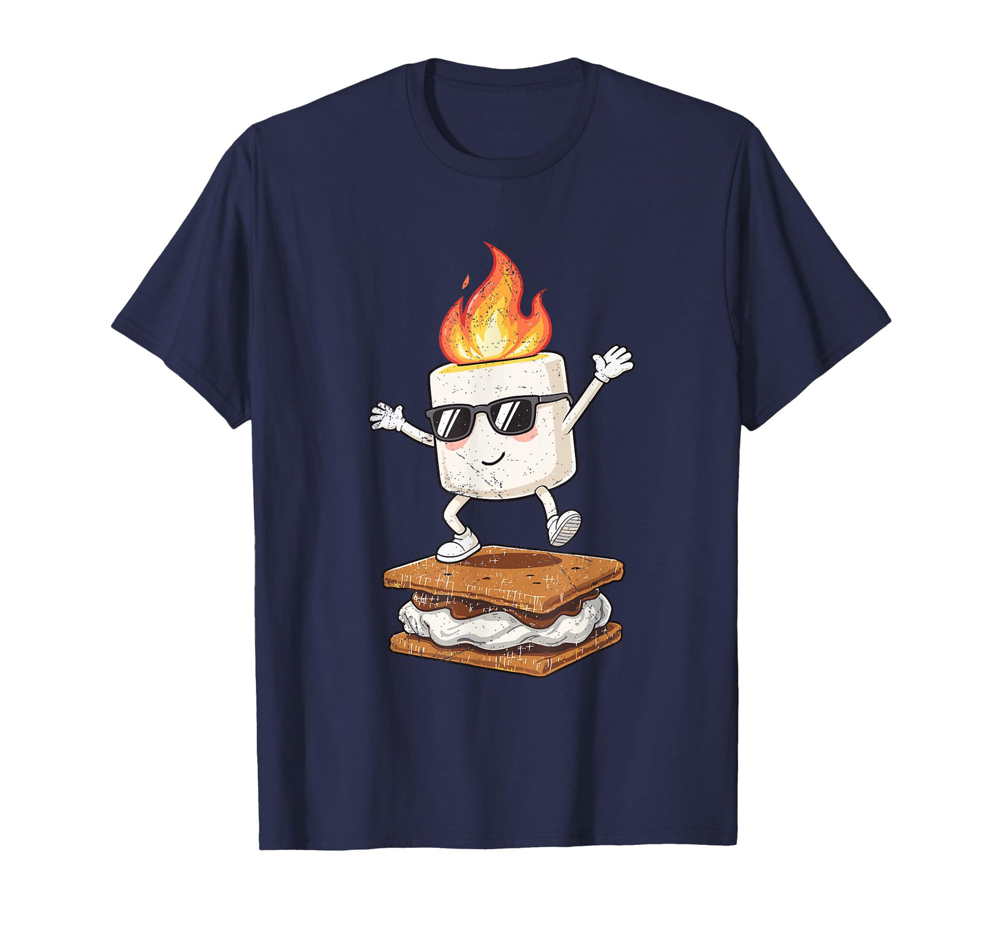 Camping Smore Marshmallow Chocolate Cute Dance Camper T-Shirt