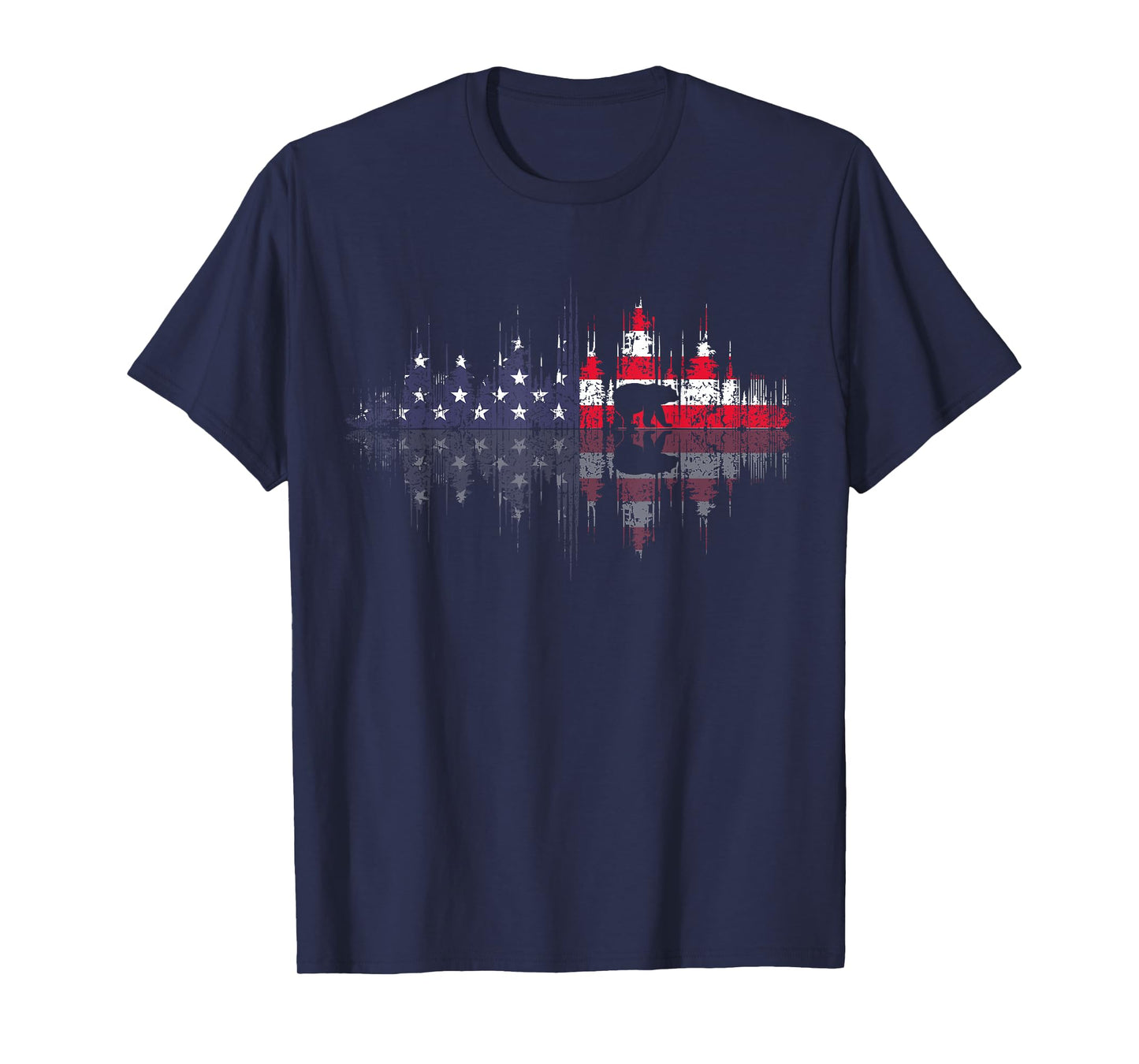Wildlife Trees Reflection Nature Animal Bear Outdoor Forest T-Shirt