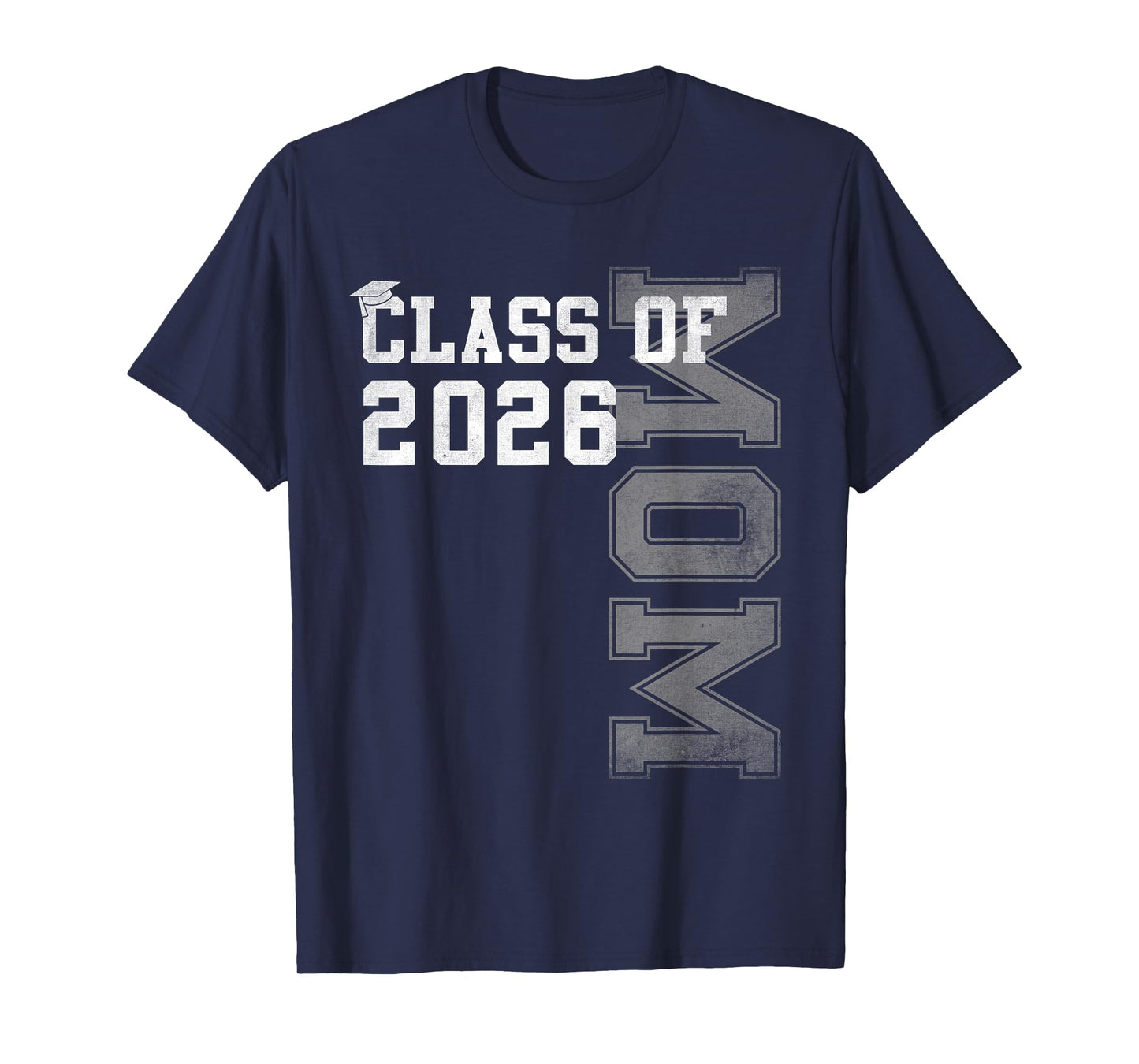 Proud Mom Of A 2026 Graduate Grad Senior Mother Graduation T-Shirt
