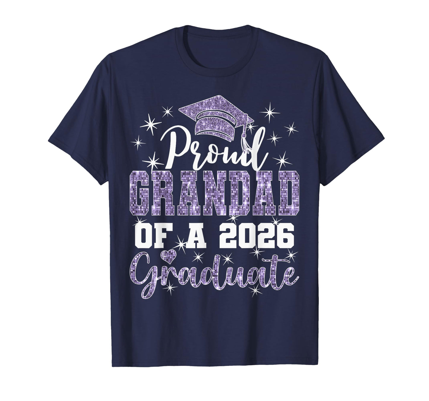 Super Proud Grandad of 2026 Graduate Graduation Family T-Shirt