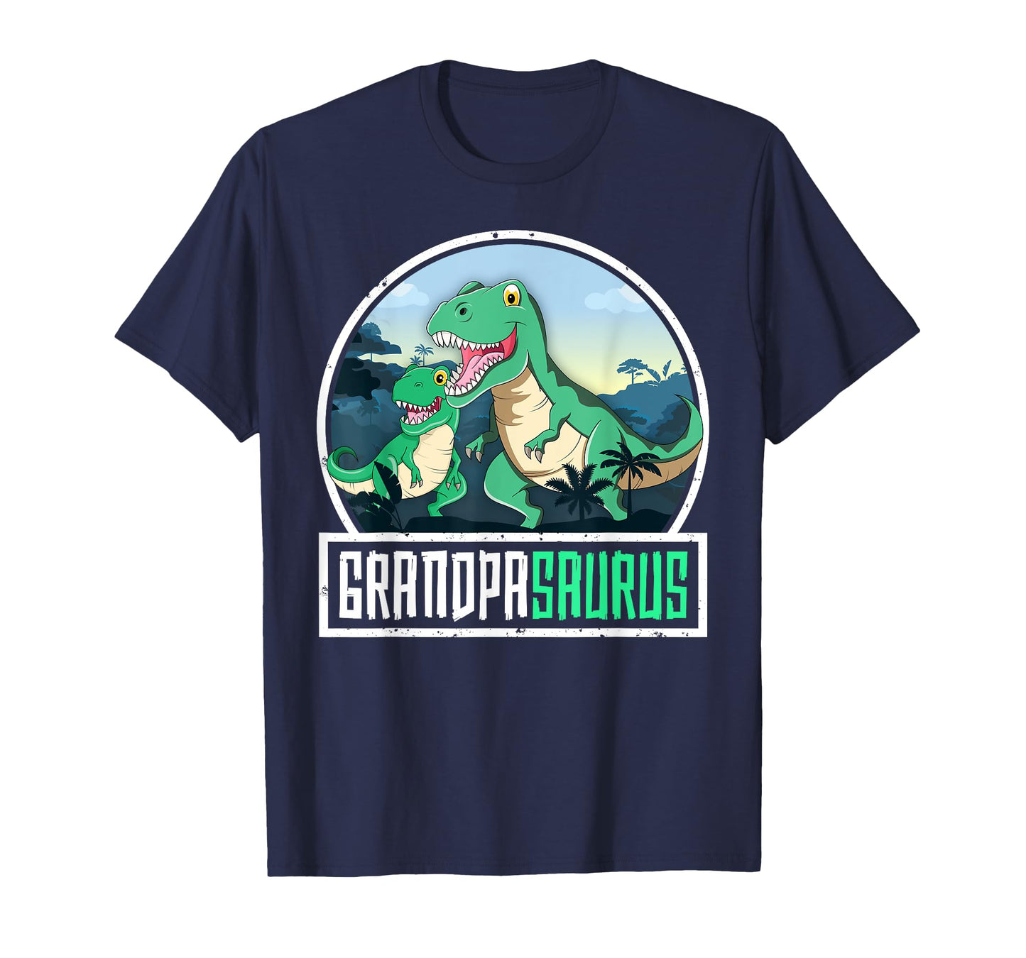 Grandpasaurus T-Rex Dinosaur Saurus Grandpa Matching Family T-Shirt