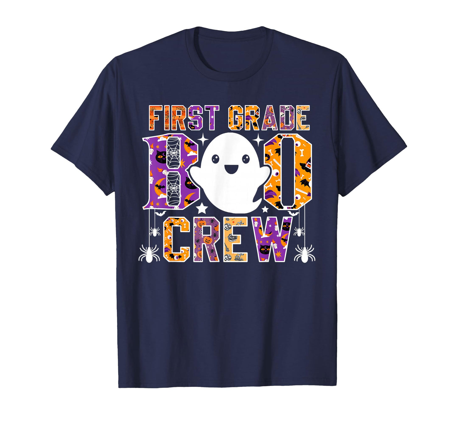 First Grade Boo Crew Teacher Student Halloween Costume T-Shirt