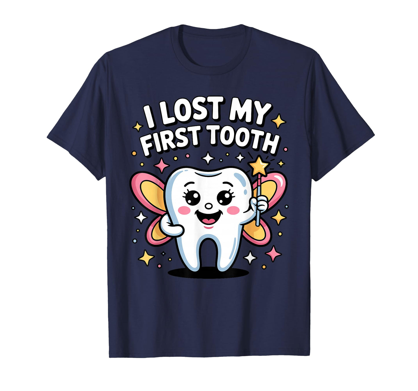 First Lost Tooth Design for Kids Boys Girls Lost First Tooth T-Shirt