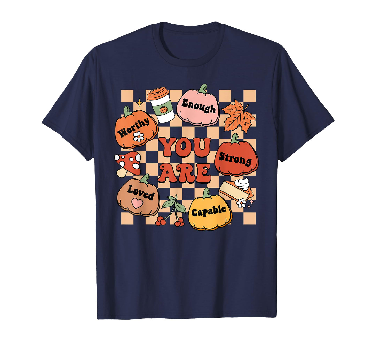 Retro You Are Pumpkin Fall School Counselor Thanksgiving T-Shirt