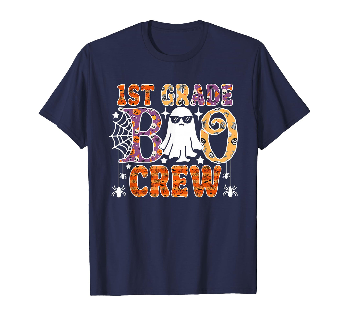 1st Grade Boo Crew Funny Halloween Teachers Students T-Shirt