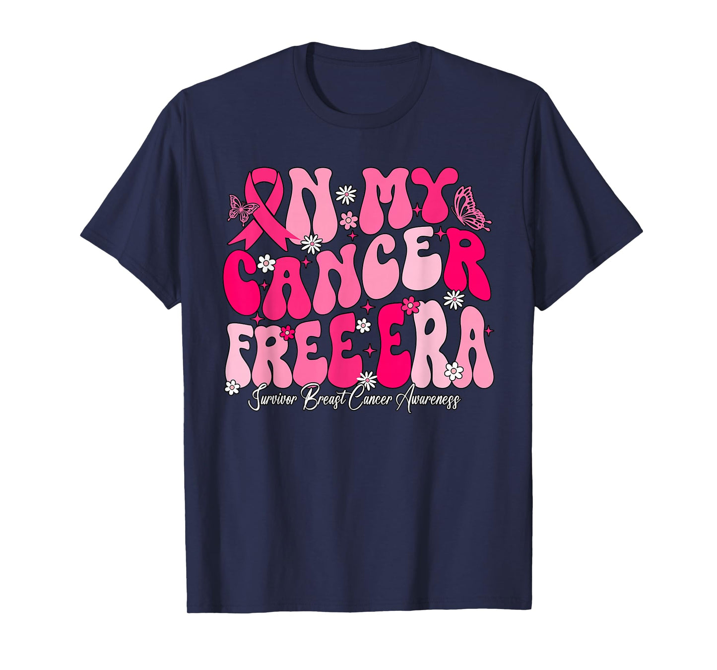 In My Cancer Free Era Survivor Breast Cancer Awareness T-Shirt