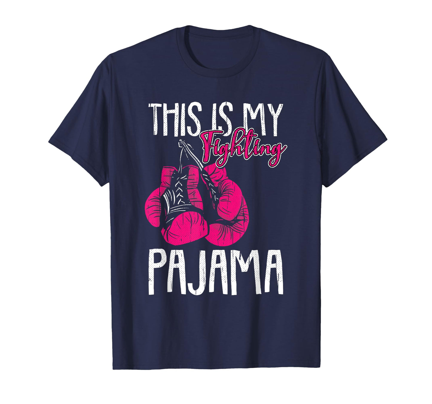 My Fighting Pajama Breast Cancer Awareness Ribbon Warrior T-Shirt