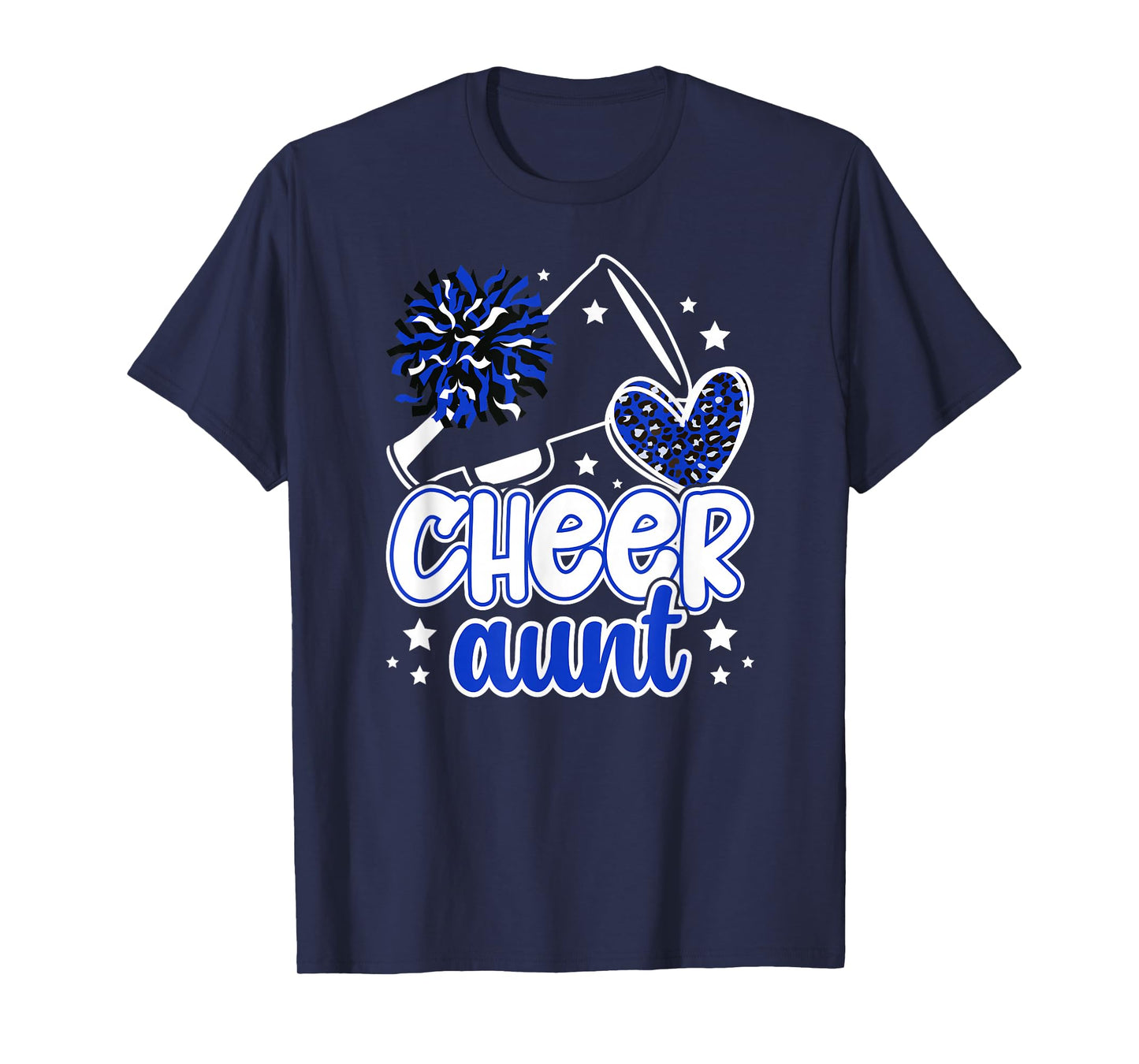 Cheer Aunt Of A Cheerleader Auntie Cheerleading Aunt T-Shirt