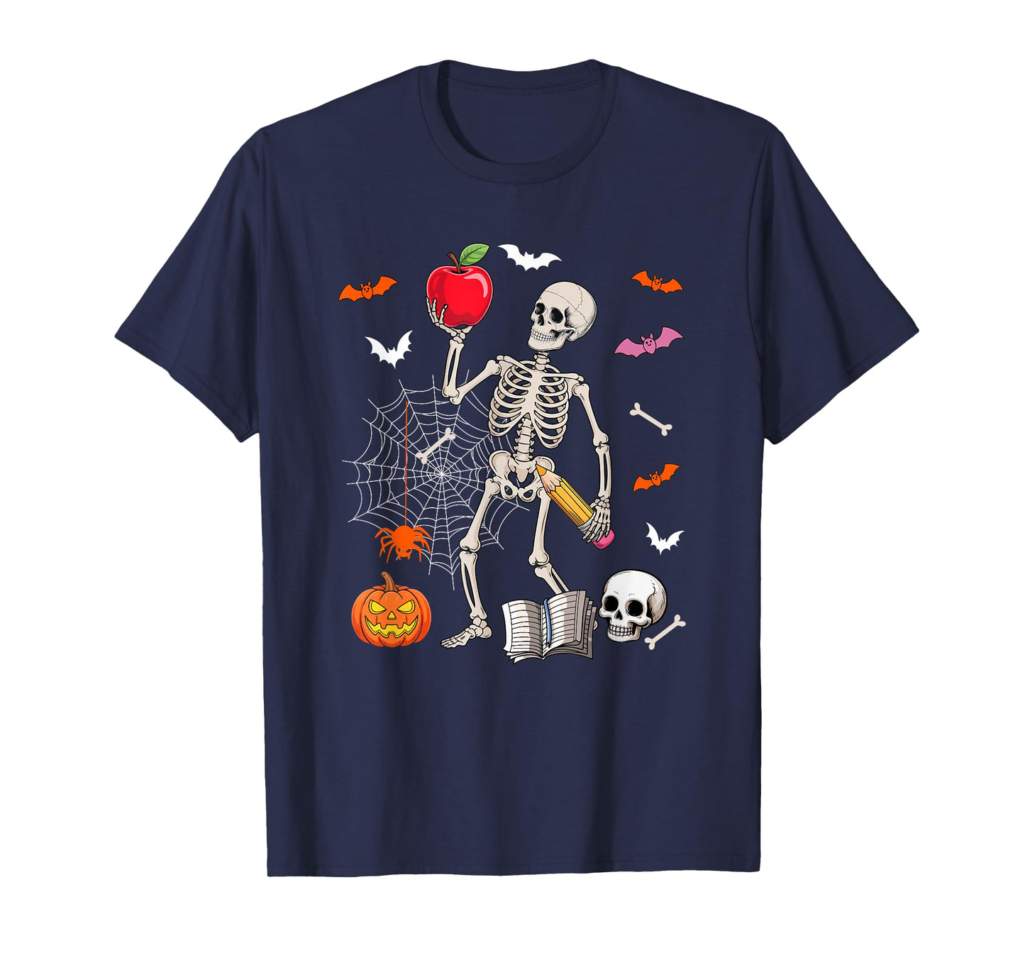 Paraprofessional Job Horror Skeleton Halloween Costume Team T-Shirt