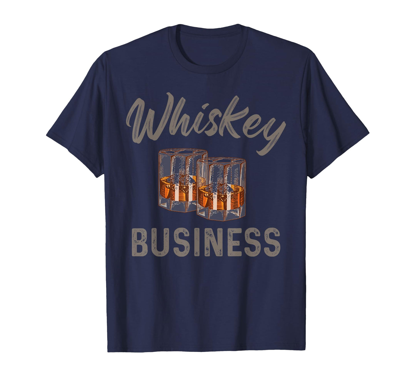 Whiskey Business Cool Drinking Lover Weekend Forecast Dad T-Shirt