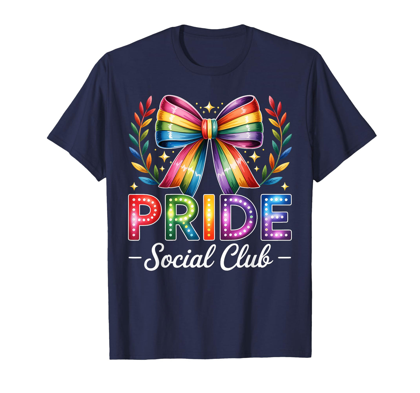 LGBTQ Rainbow Bow Tie Cute Pride Style T-Shirt