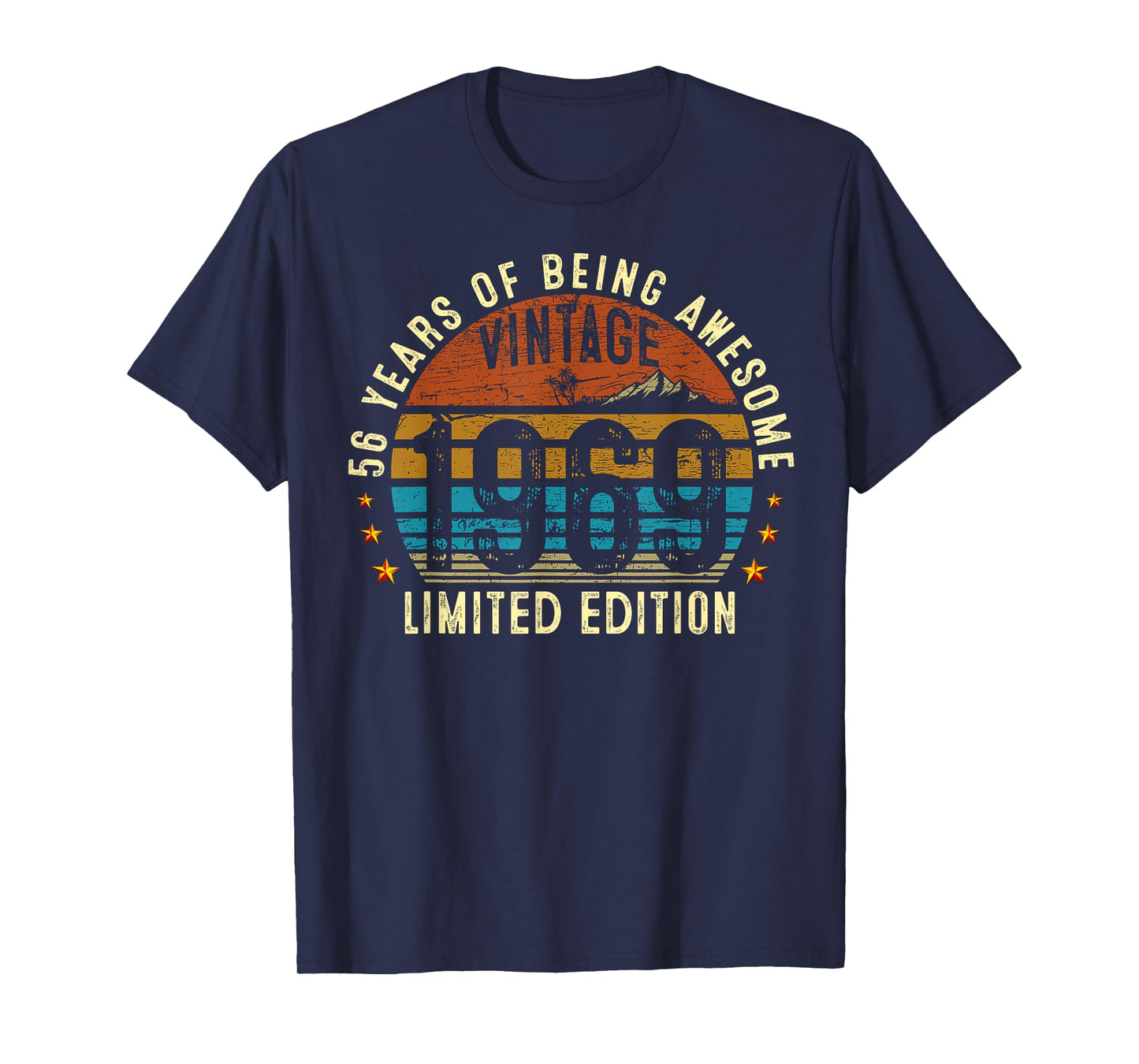 56th Birthday Gifts Men Women 56 Years Old Vintage 1969 T-Shirt
