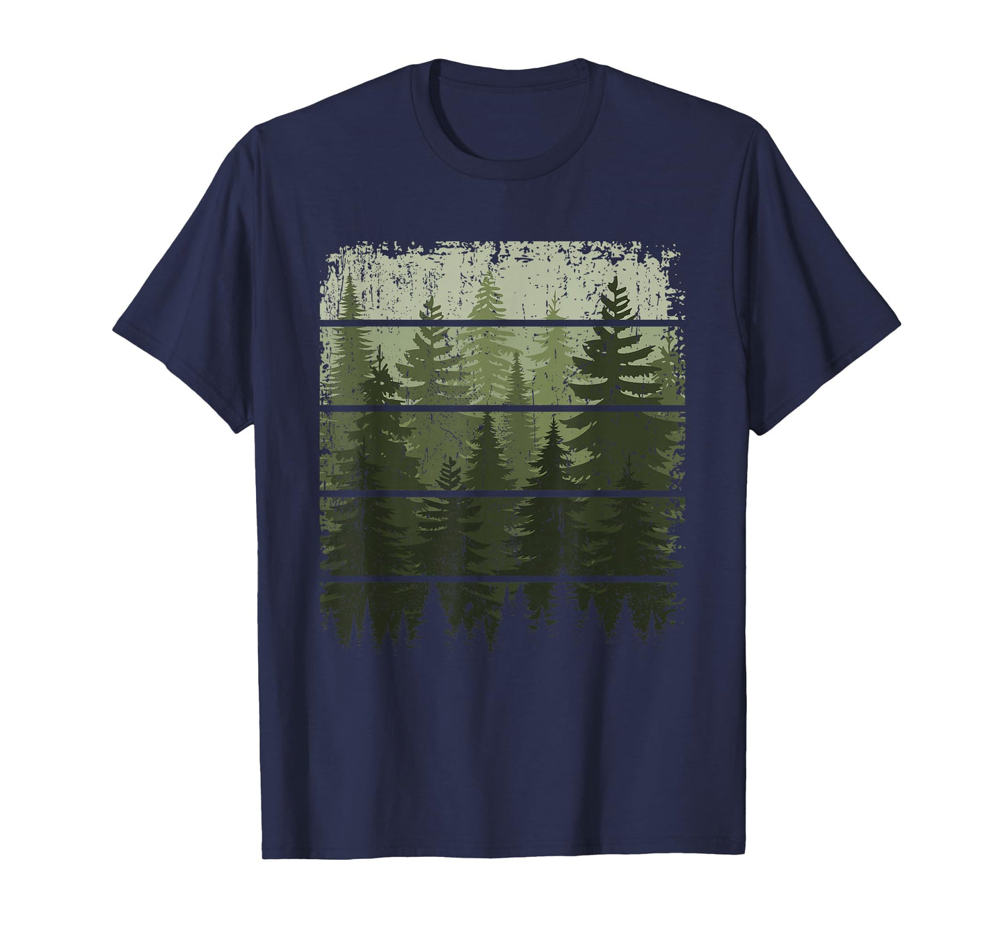Trees Wildlife Nature Vintage Forest T-Shirt
