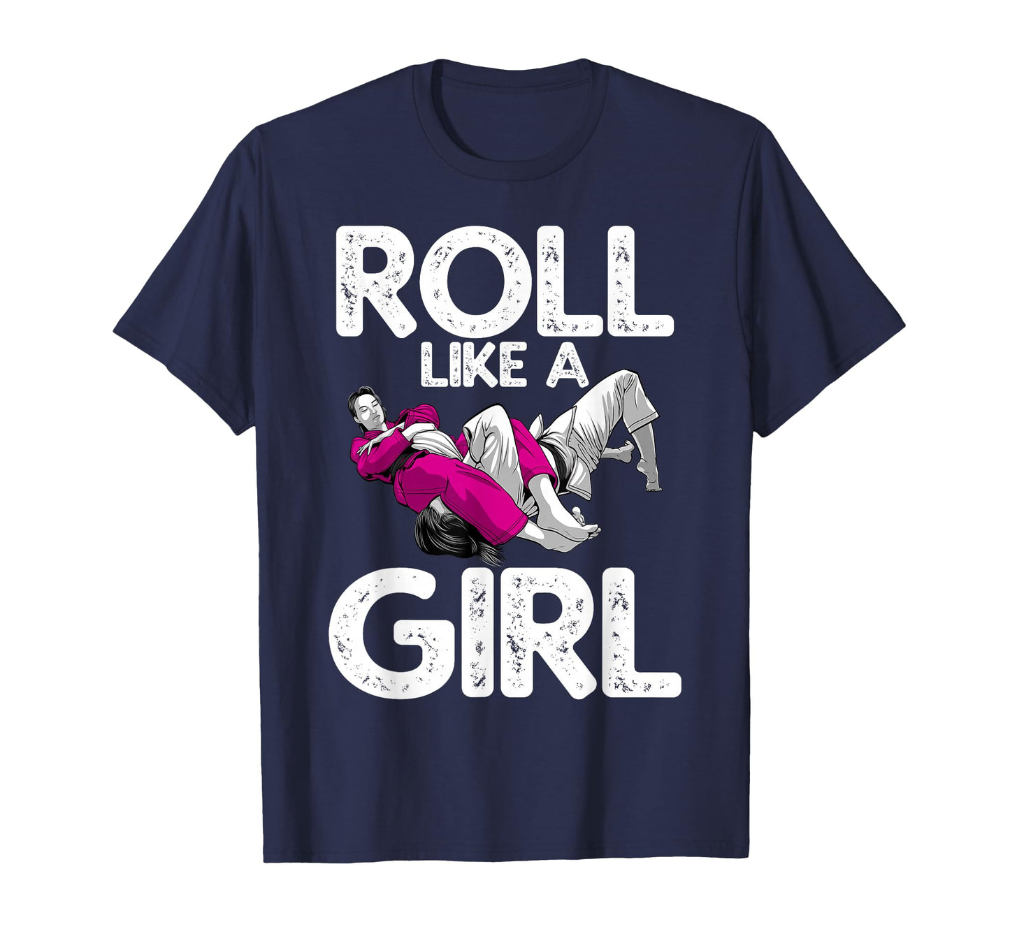 Funny Jiu Jitsu Art for Women Girls Kids Brazilian Jiu Jitsu T-Shirt