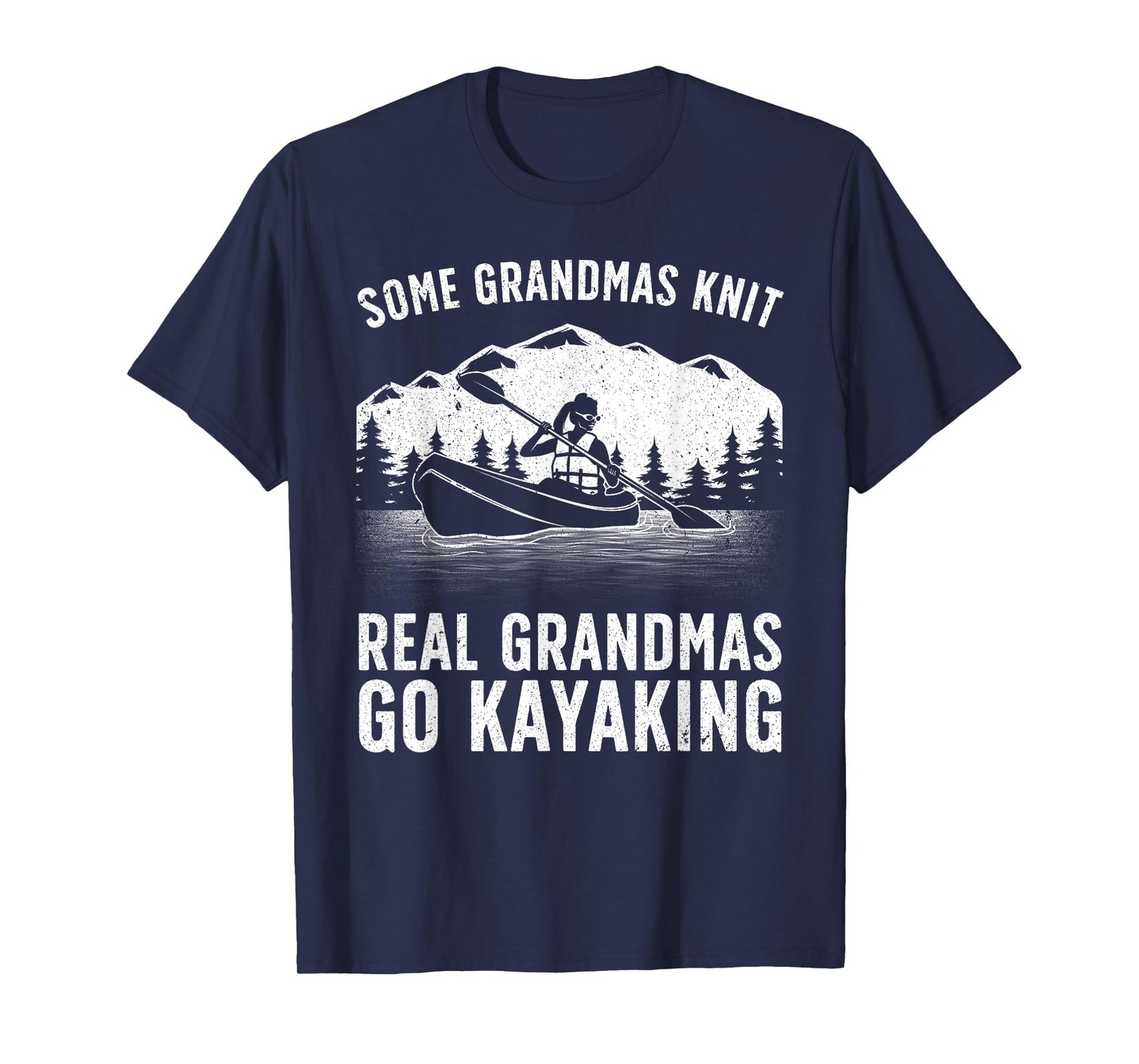 Cool Kayaking For Grandma Mom Kayaker Boating Kayak Boating T-Shirt