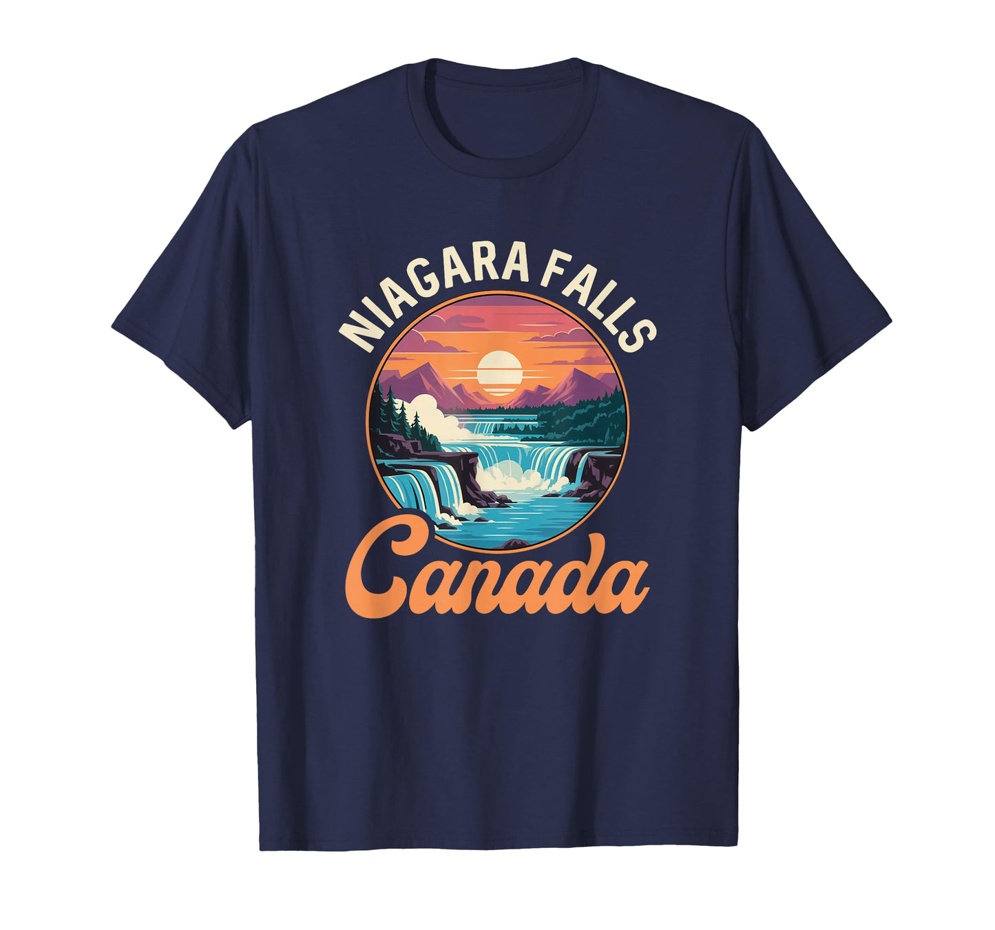Niagara Falls Canada Retro Family Vacation Trip Men Women T-Shirt
