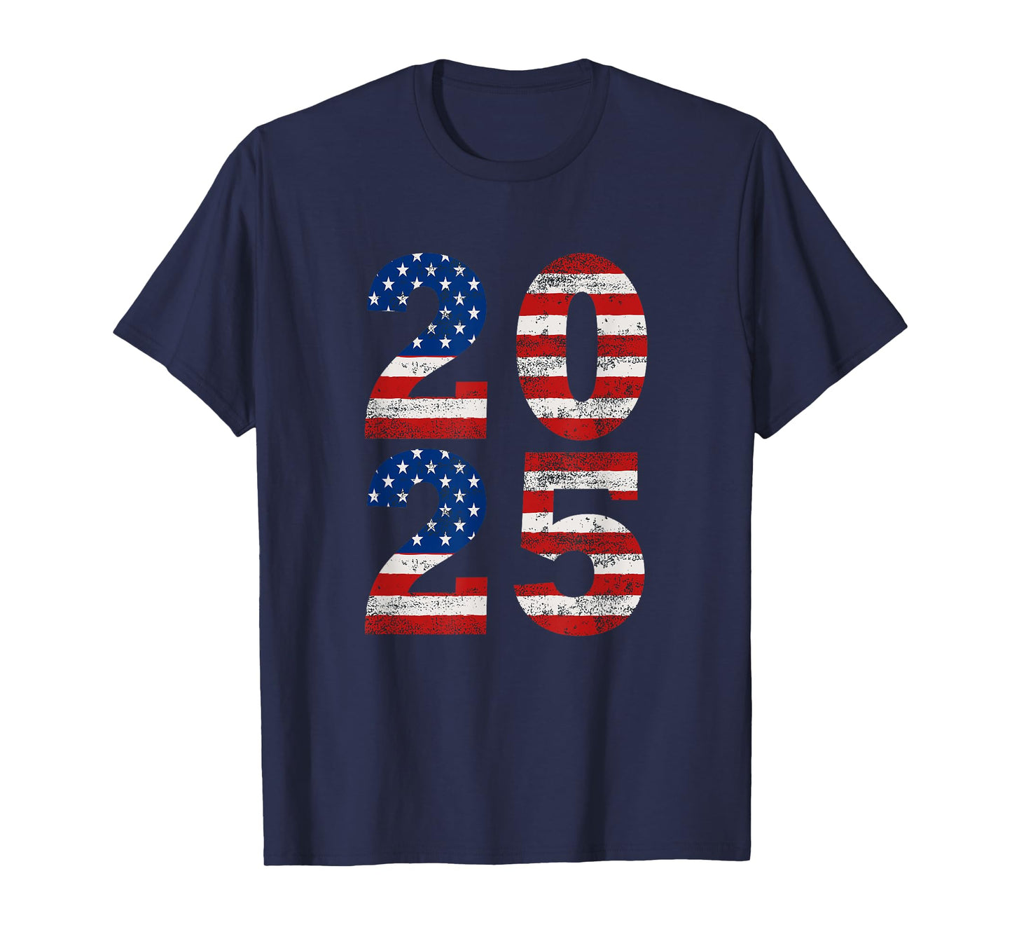 Classic Vintage 2025 American Flag 20 25 T-Shirt