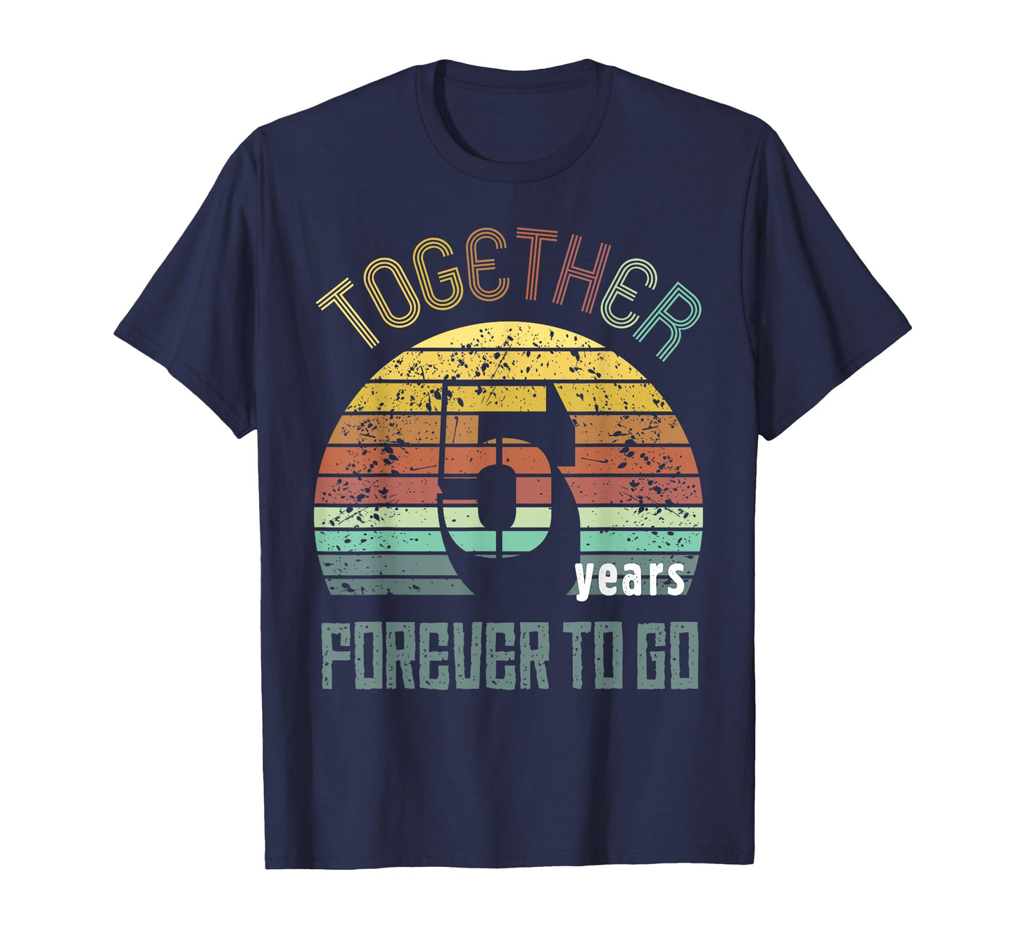 5th Years Wedding Anniversary Gifts For Couple Matching Five T-Shirt