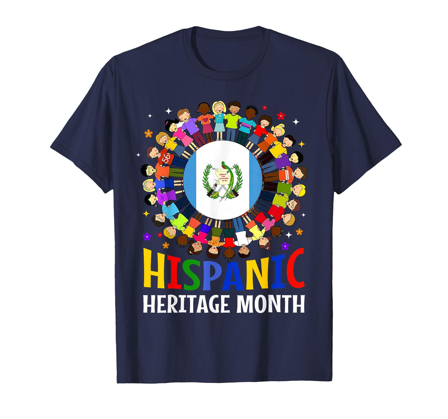 Hispanic Heritage Month Guatemala Kids Boys Girls T-Shirt