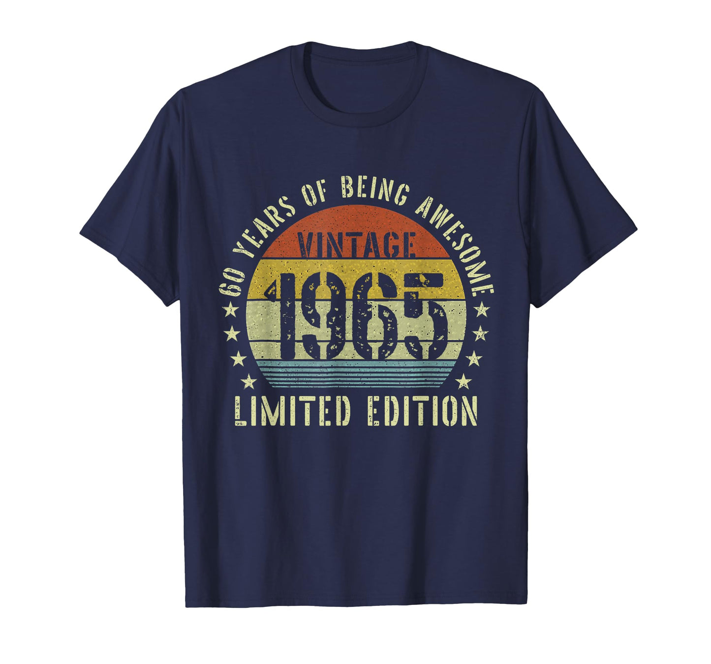 Vintage 1965 60th Birthday Gifts 60 Year Old Women Men T-Shirt