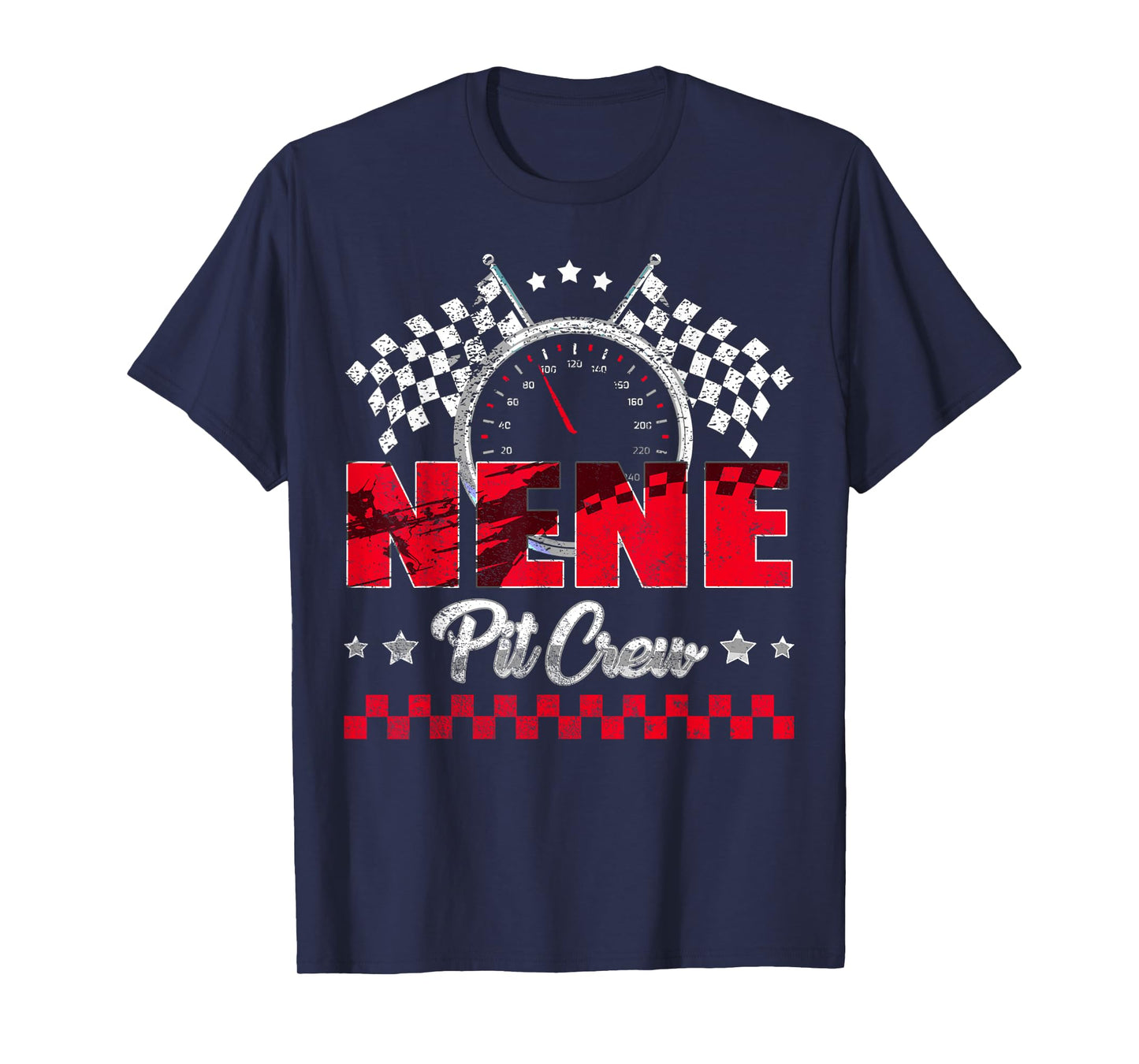 Race Car Birthday Party Racing Family Nene Pit Crew T-Shirt