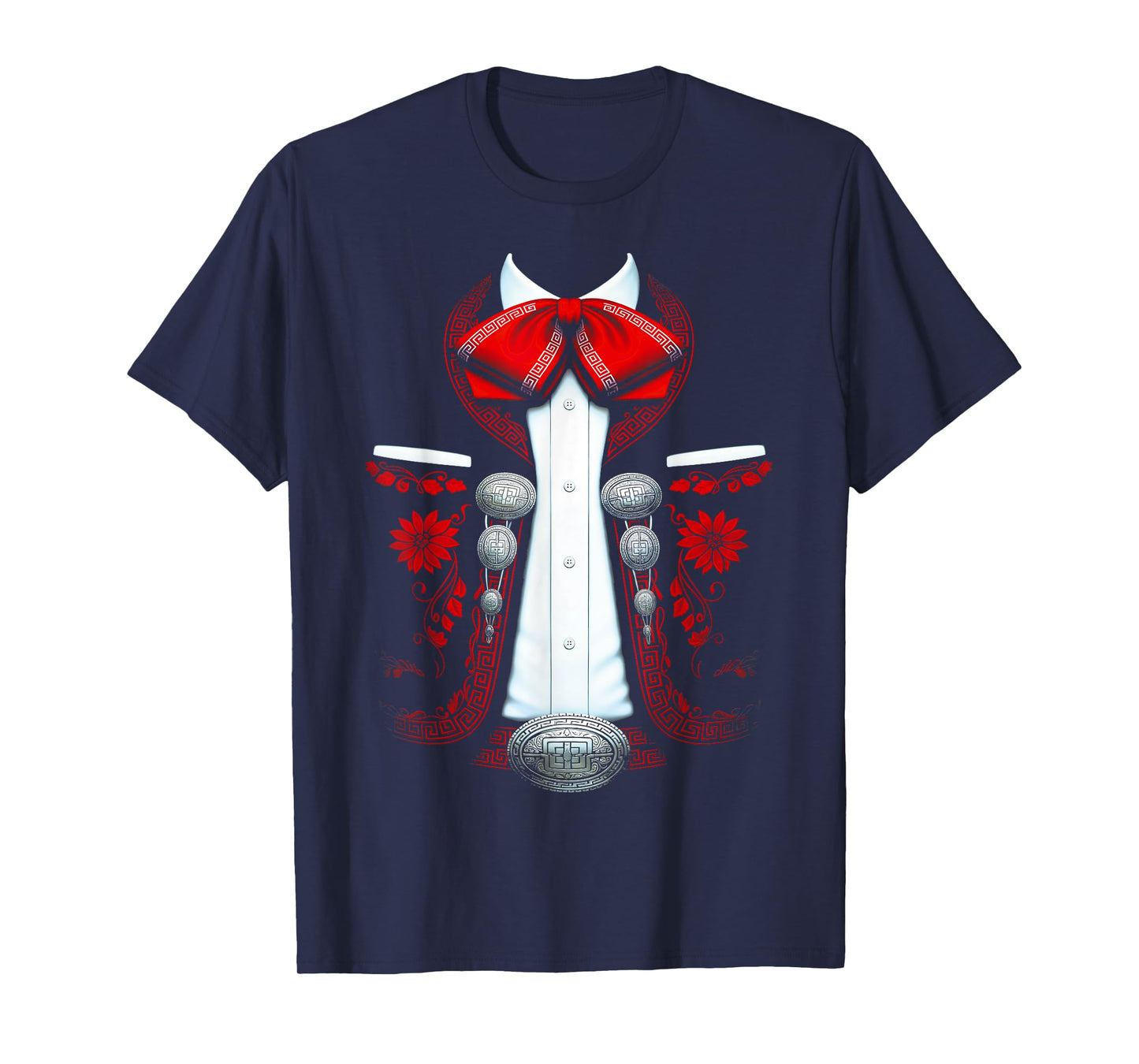 Mexican Mariachi Costume Funny Mexican Charro T-Shirt