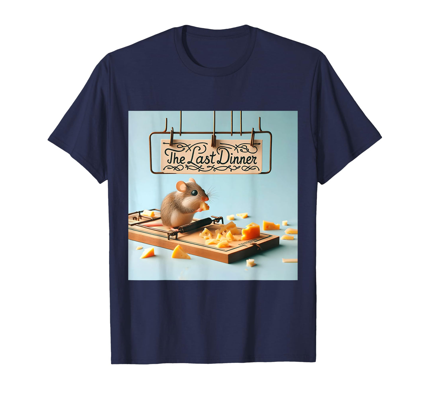 Fantasy Cute Mouse Cheese Mousetrap T-Shirt