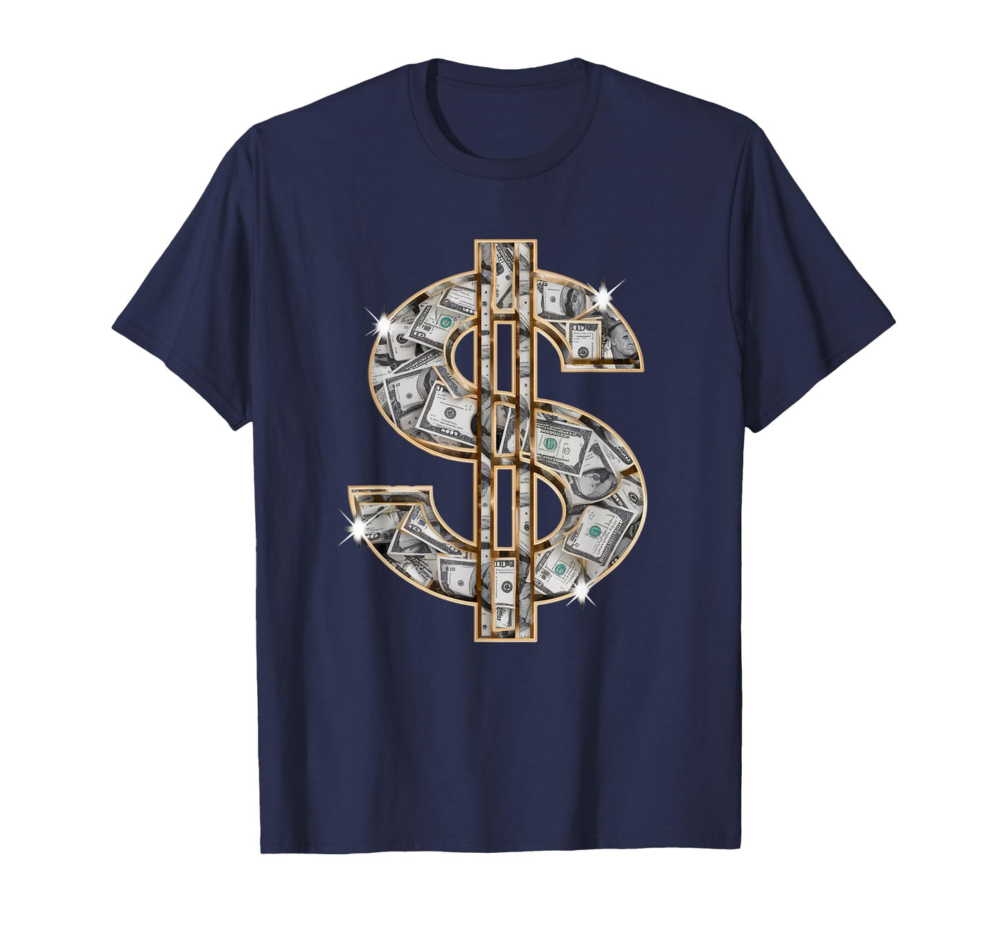 Cool As Dollar Bill Dollar Sign $ Money Hustle Hard Work T-Shirt