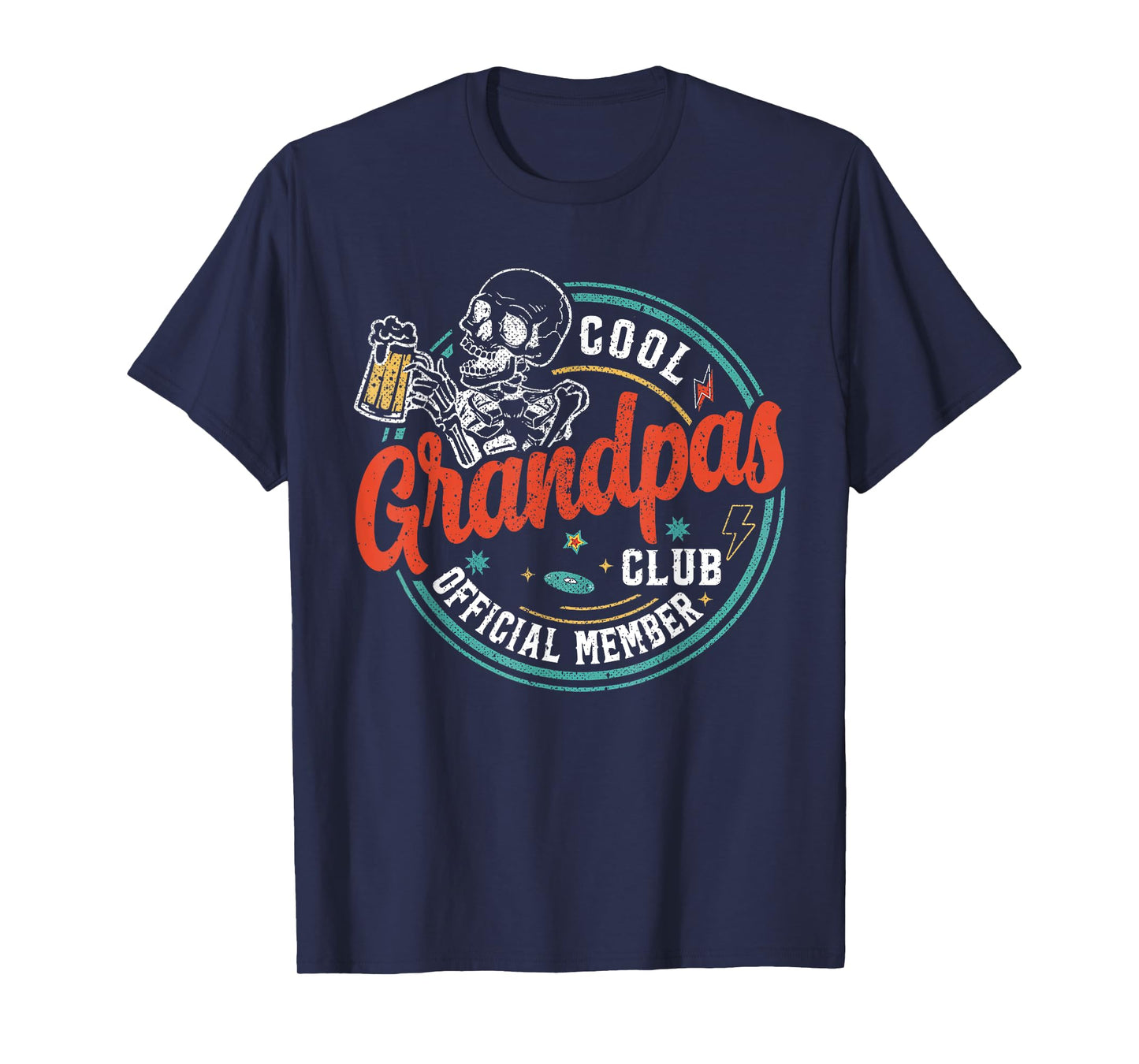 Grandpa Shirt Official Member Cool Grandpas Club T-Shirt