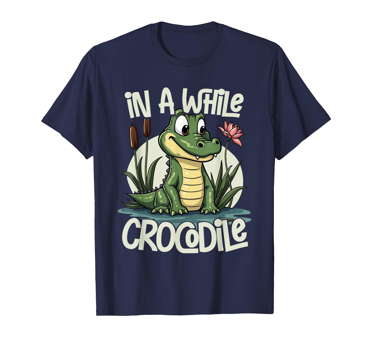 Funny Alligator Lover Crocodile Gator Cartoon Women Kids T-Shirt