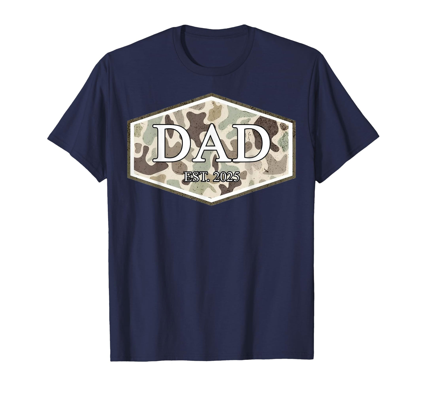 Camo Dad, Retro Camouflage Daddy Father's Day T-Shirt
