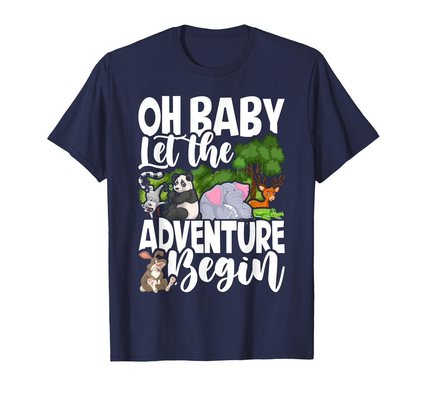 Spring Woodland Baby Shower Animal Theme Matching Neutral T-Shirt