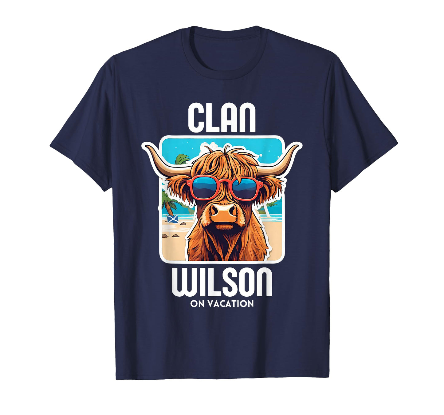 Wilson Clan Vacation Scottish Family Name Party T-Shirt