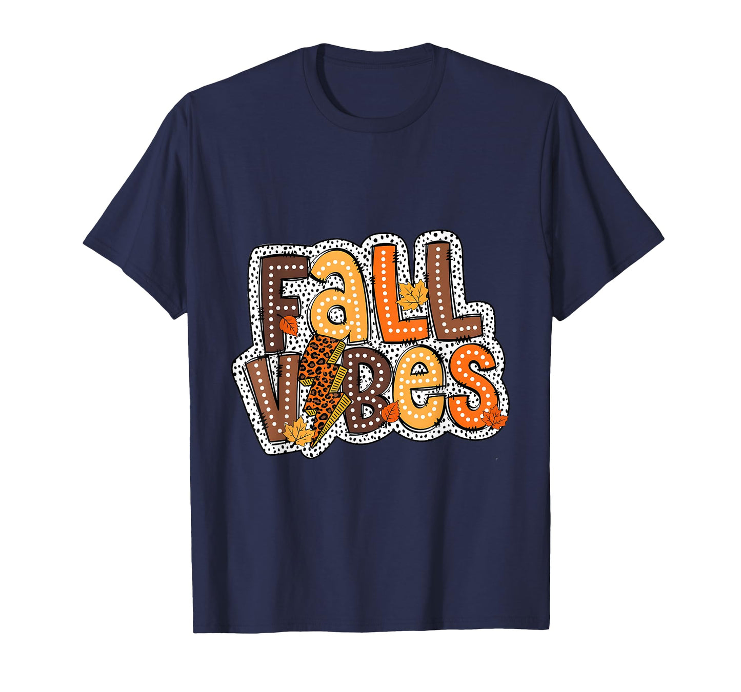 Fall Vibes,Groovy Face Retro Fall Season Autumn T-Shirt