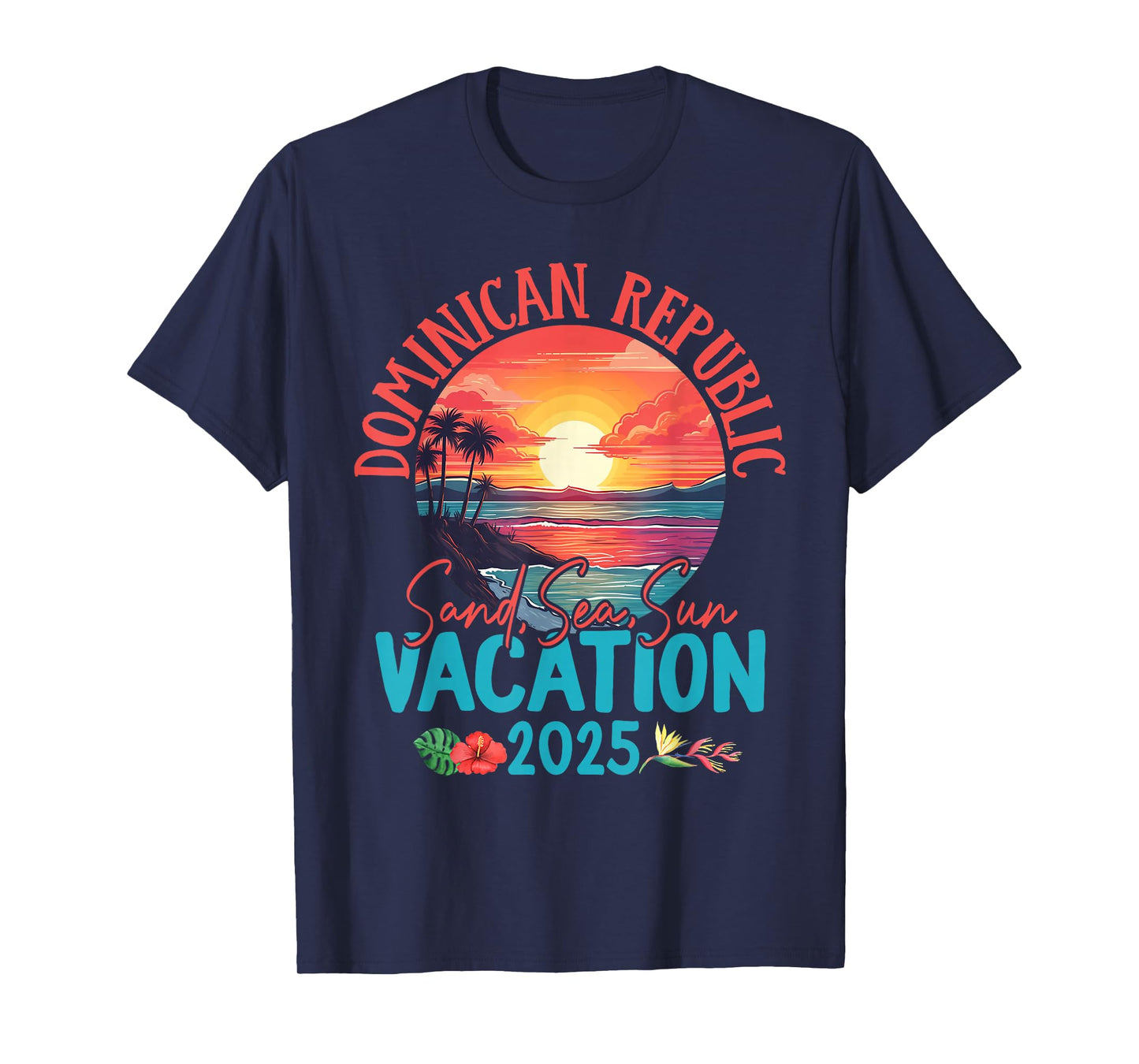 Dominican Republic Vacation 2025 Souvenir Matching Family T-Shirt
