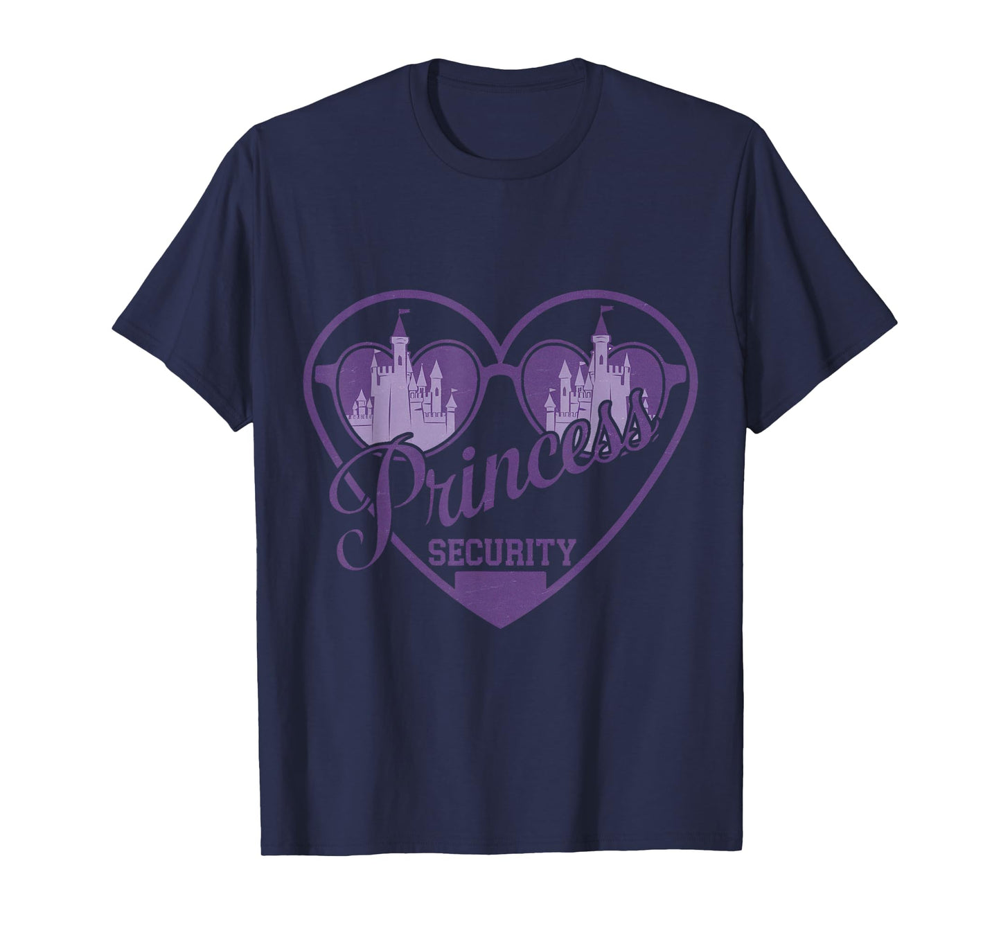 Princess Security Protection Castle Men Women & Boys Retro T-Shirt