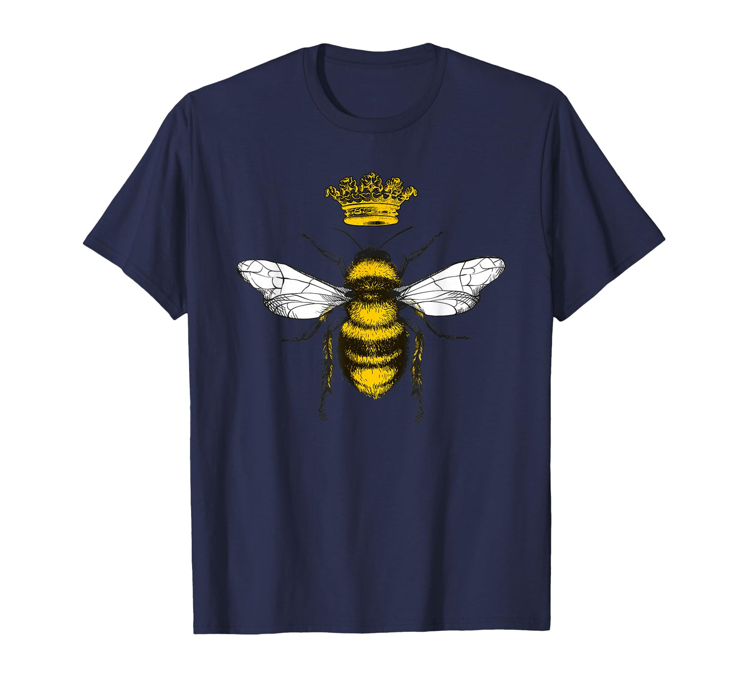 Vintage Queen Bee Shirt Women, Honey Bee Lovers Beekeeper T-Shirt