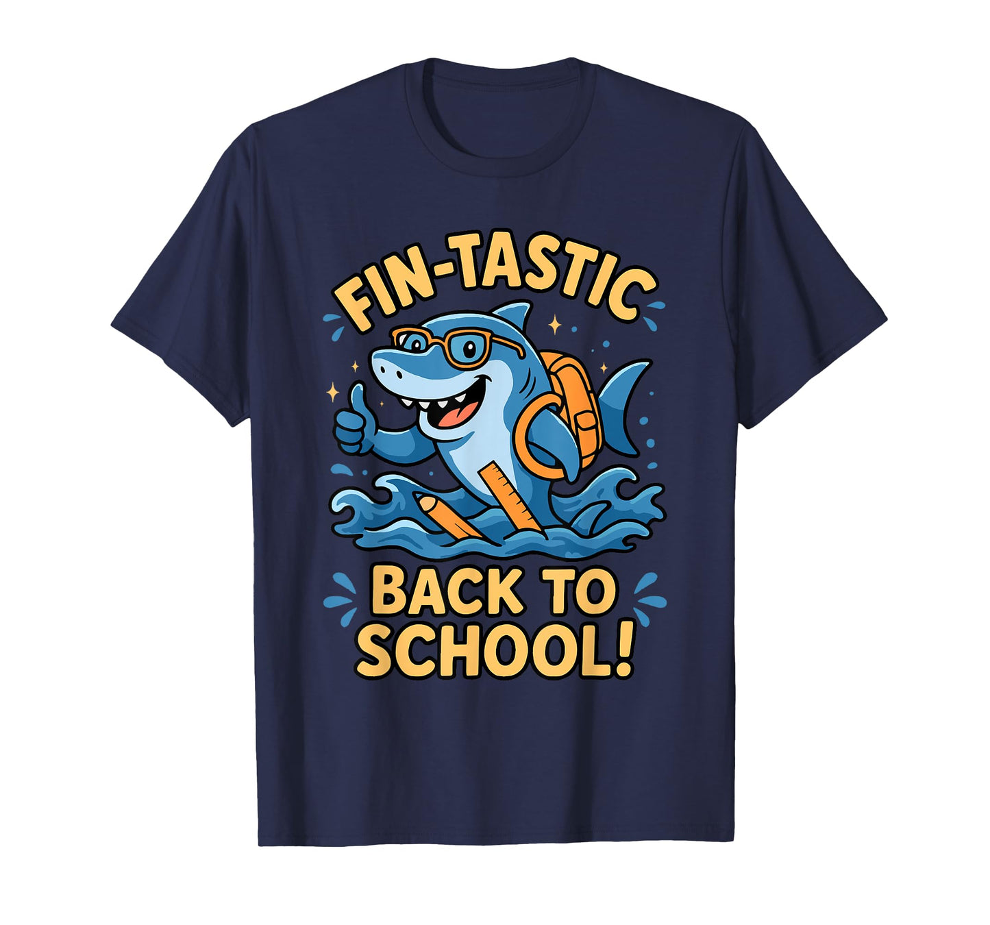 Shark Fin-Tastic Back to School First Day Of School T-Shirt