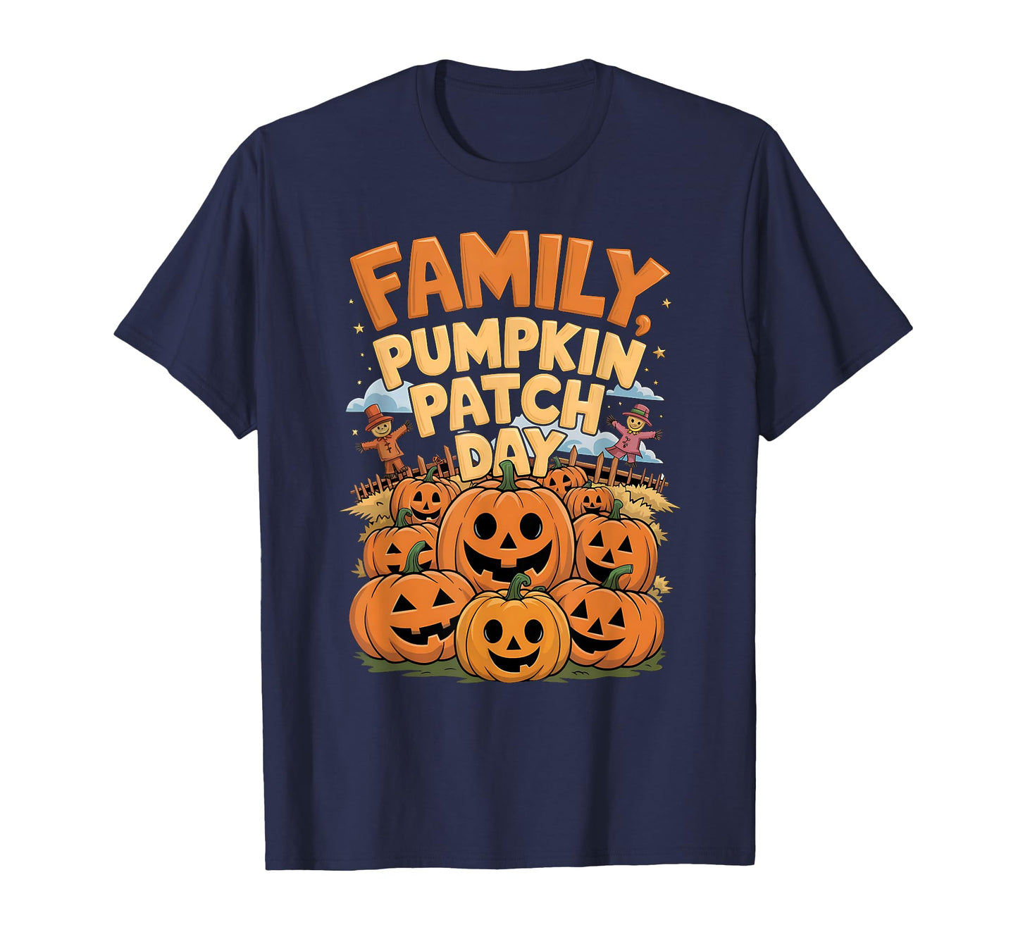 Matching Family Adventure Fun Family Pumpkin Patch Day T-Shirt